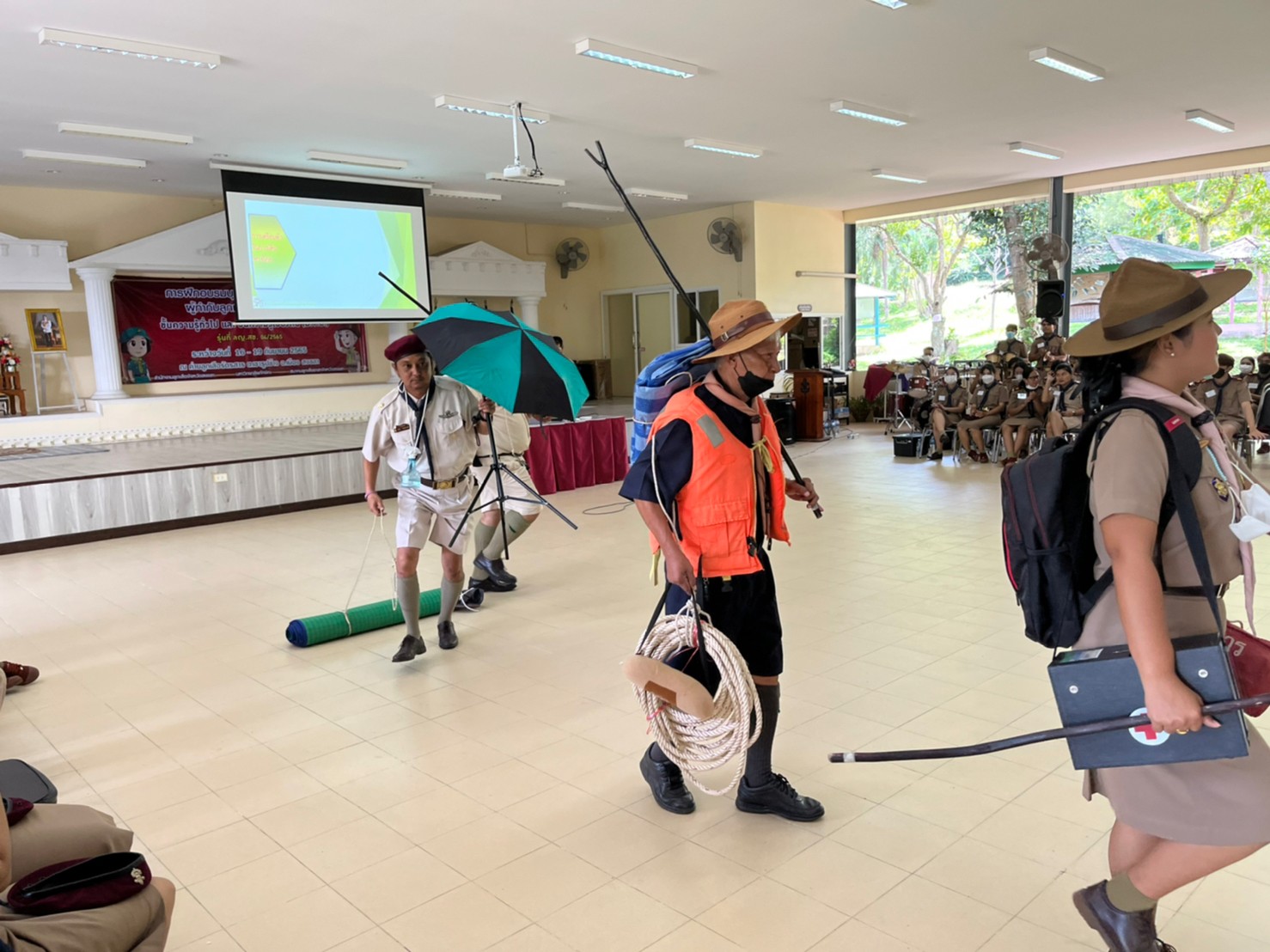 งานพัฒนานิสิต คณะศึกษาศาสตร์ ร่วมกับ สาขาวิชาพลศึกษาและสุขศึกษา คณะศึกษาศาสตร์ จัดโครงการฝึกอบรมผู้บังคับบัญชาลูกเสือสำรองและลูกเสือสามัญรุ่นใหญ่ขั้นความรู้เบื้องต้น (รุ่น ลญ.สข.04/2565)