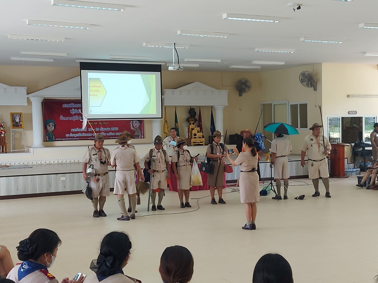 งานพัฒนานิสิต คณะศึกษาศาสตร์ ร่วมกับ สาขาวิชาพลศึกษาและสุขศึกษา คณะศึกษาศาสตร์ จัดโครงการฝึกอบรมผู้บังคับบัญชาลูกเสือสำรองและลูกเสือสามัญรุ่นใหญ่ขั้นความรู้เบื้องต้น (รุ่น ลญ.สข.04/2565)