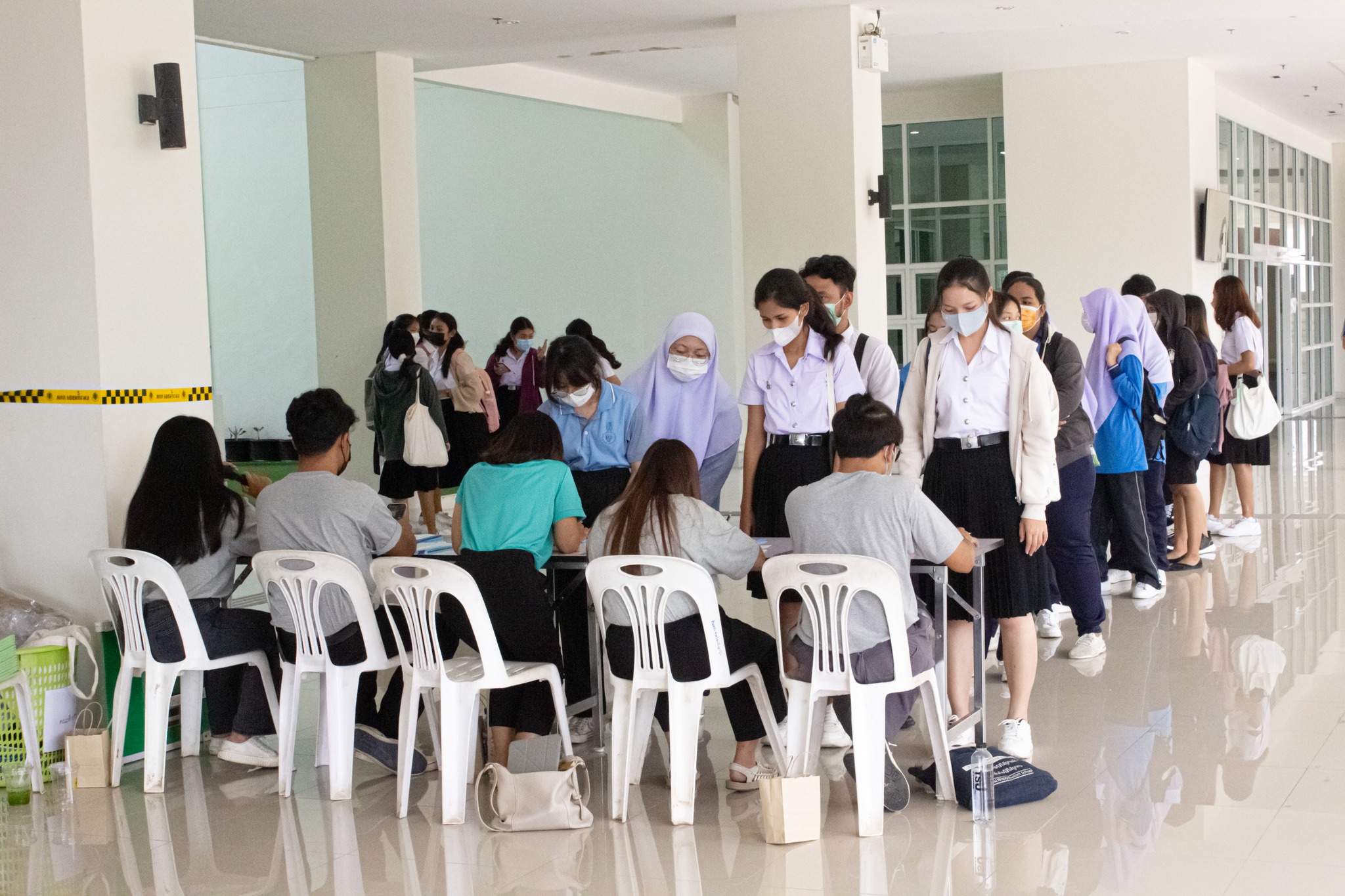 นิสิตคณะศึกษาศาสตร์เข้าร่วม กิจกรรมเลือกตั้งกลุ่มองค์กรนิสิต ประจำปีการศึกษา 2565