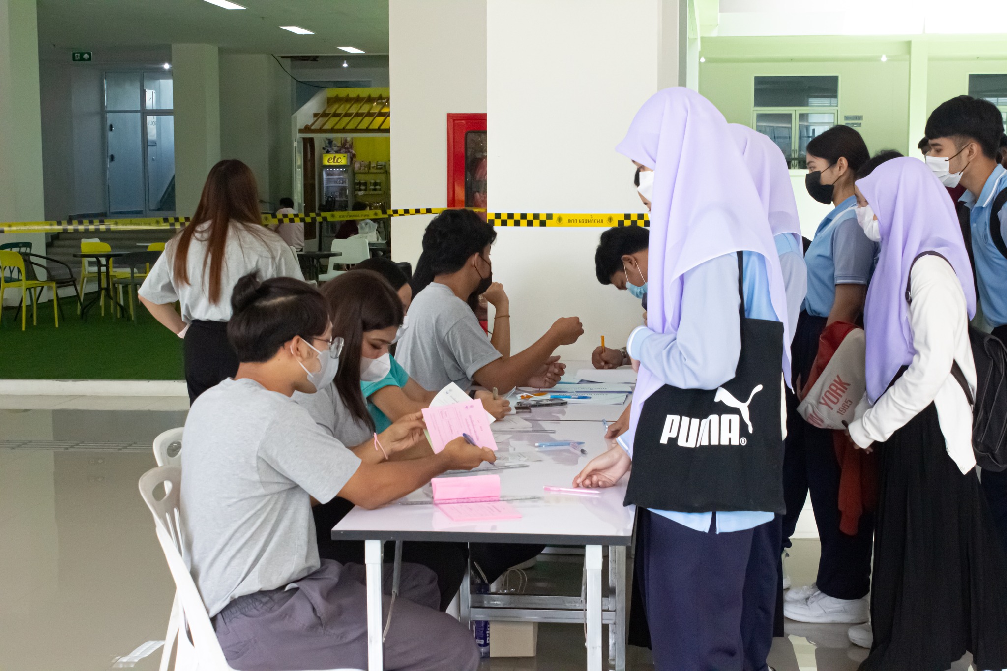 นิสิตคณะศึกษาศาสตร์เข้าร่วม กิจกรรมเลือกตั้งกลุ่มองค์กรนิสิต ประจำปีการศึกษา 2565