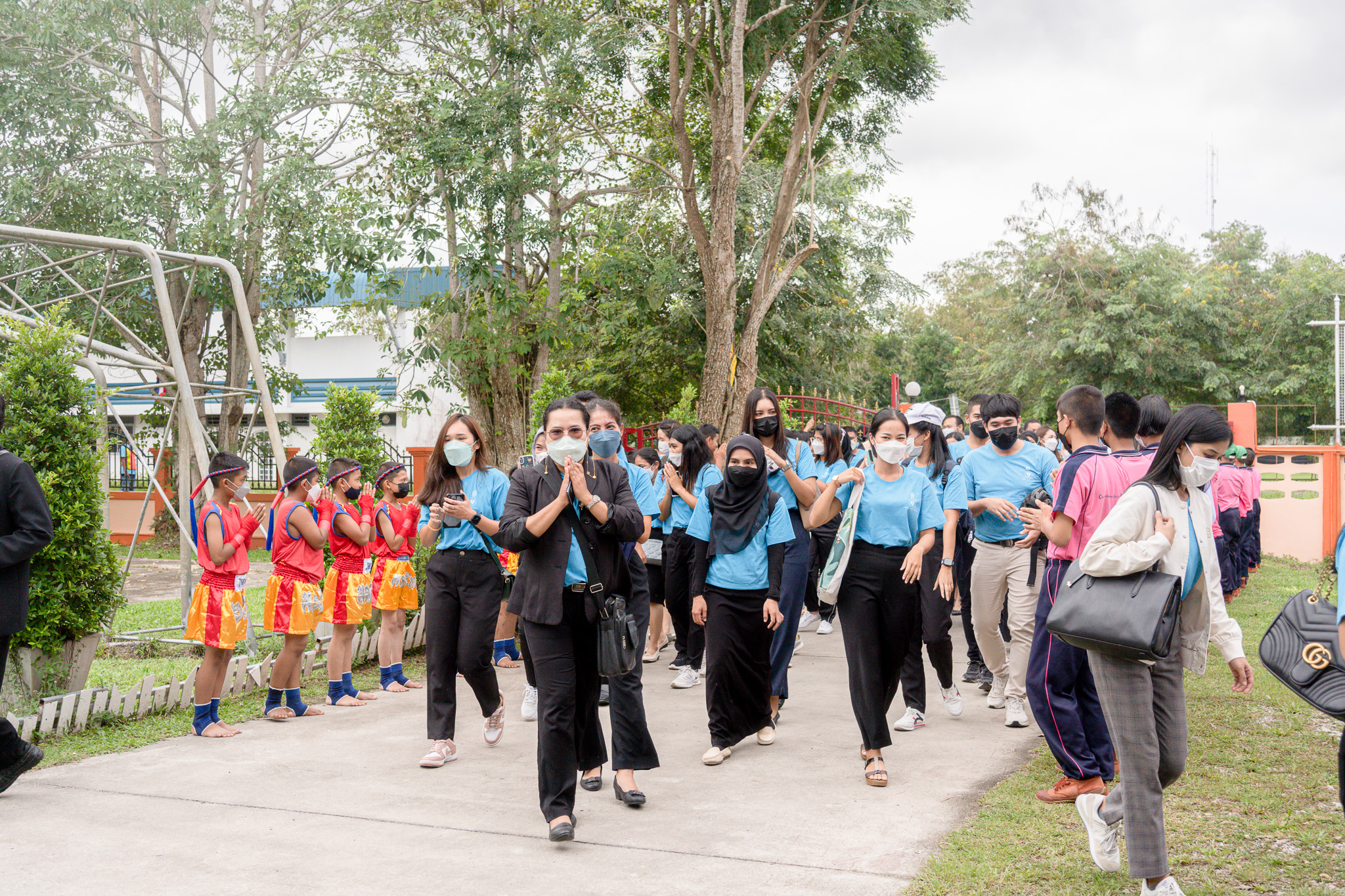 โครงการศึกษาดูงานสถานศึกษาต้นแบบและจิตอาสา เพื่อถ่ายทอดวัฒนธรรมสู่เยาวชน