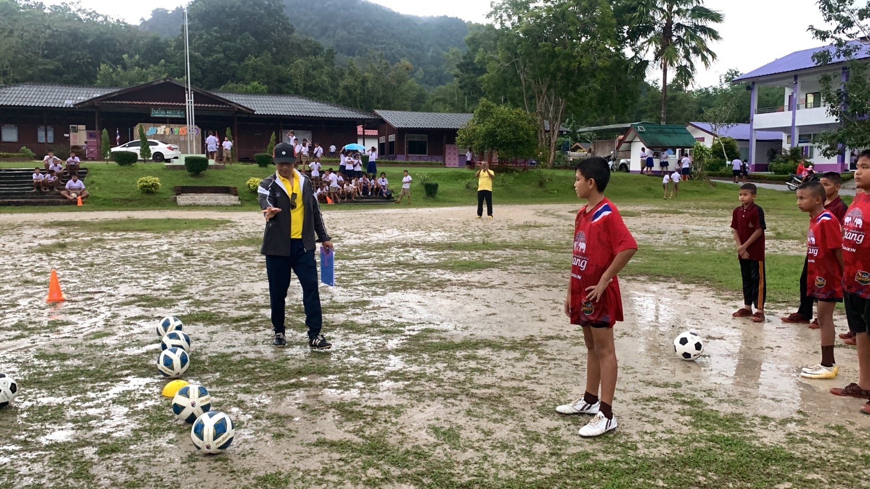 โครงการติดตามและพัฒนาศักยภาพนักเรียนด้านทักษะกีฬาฟุตบอลของโรงเรียนในสังกัดกองกำกับการตำรวจตระเวนชายแดนที่ 43