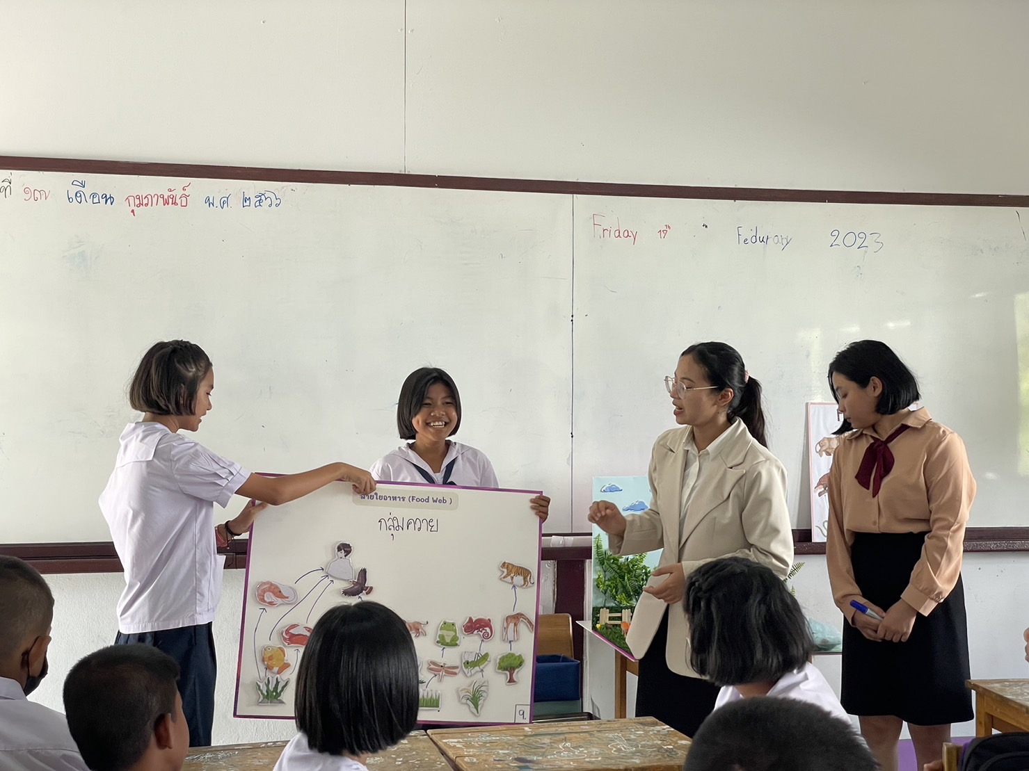 โครงการจัดการเรียนรู้ในห้องเรียนของนิสิต หลักสูตรการสอนวิชาวิทยาศาสตร์คณิตศาสตร์ และคอมพิวเตอร์