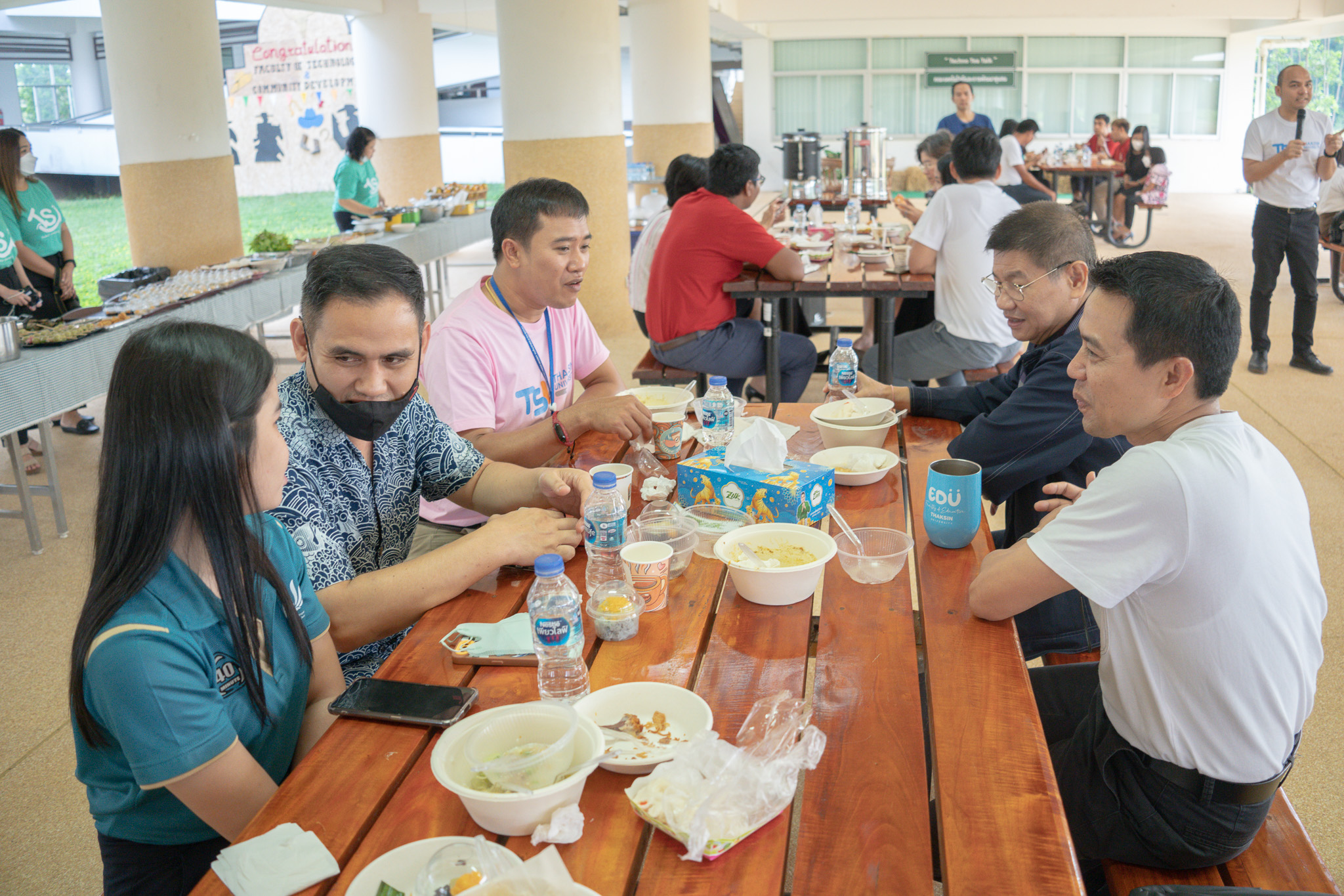 คณบดีคณะศึกษาศาสตร์ พร้อมทีมผู้บริหาร เข้าร่วมกิจกรรม “Techno Tea Talk” ซึ่งจัดโดย คณะเทคโนโลยีและการพัฒนาชุมชน