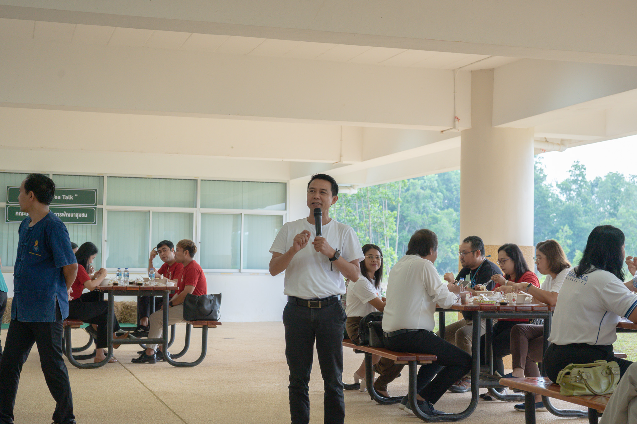คณบดีคณะศึกษาศาสตร์ พร้อมทีมผู้บริหาร เข้าร่วมกิจกรรม “Techno Tea Talk” ซึ่งจัดโดย คณะเทคโนโลยีและการพัฒนาชุมชน