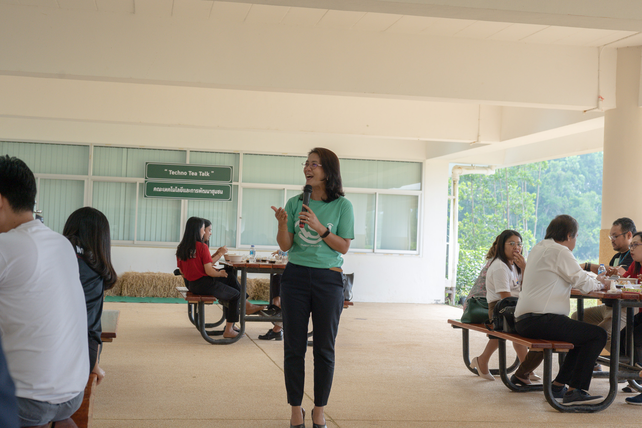 คณบดีคณะศึกษาศาสตร์ พร้อมทีมผู้บริหาร เข้าร่วมกิจกรรม “Techno Tea Talk” ซึ่งจัดโดย คณะเทคโนโลยีและการพัฒนาชุมชน