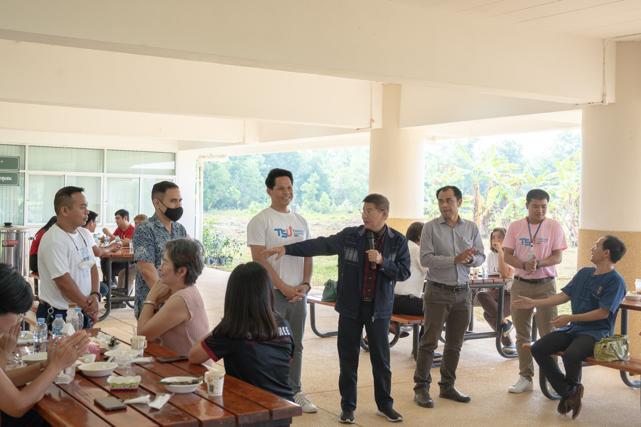 คณบดีคณะศึกษาศาสตร์ พร้อมทีมผู้บริหาร เข้าร่วมกิจกรรม “Techno Tea Talk” ซึ่งจัดโดย คณะเทคโนโลยีและการพัฒนาชุมชน