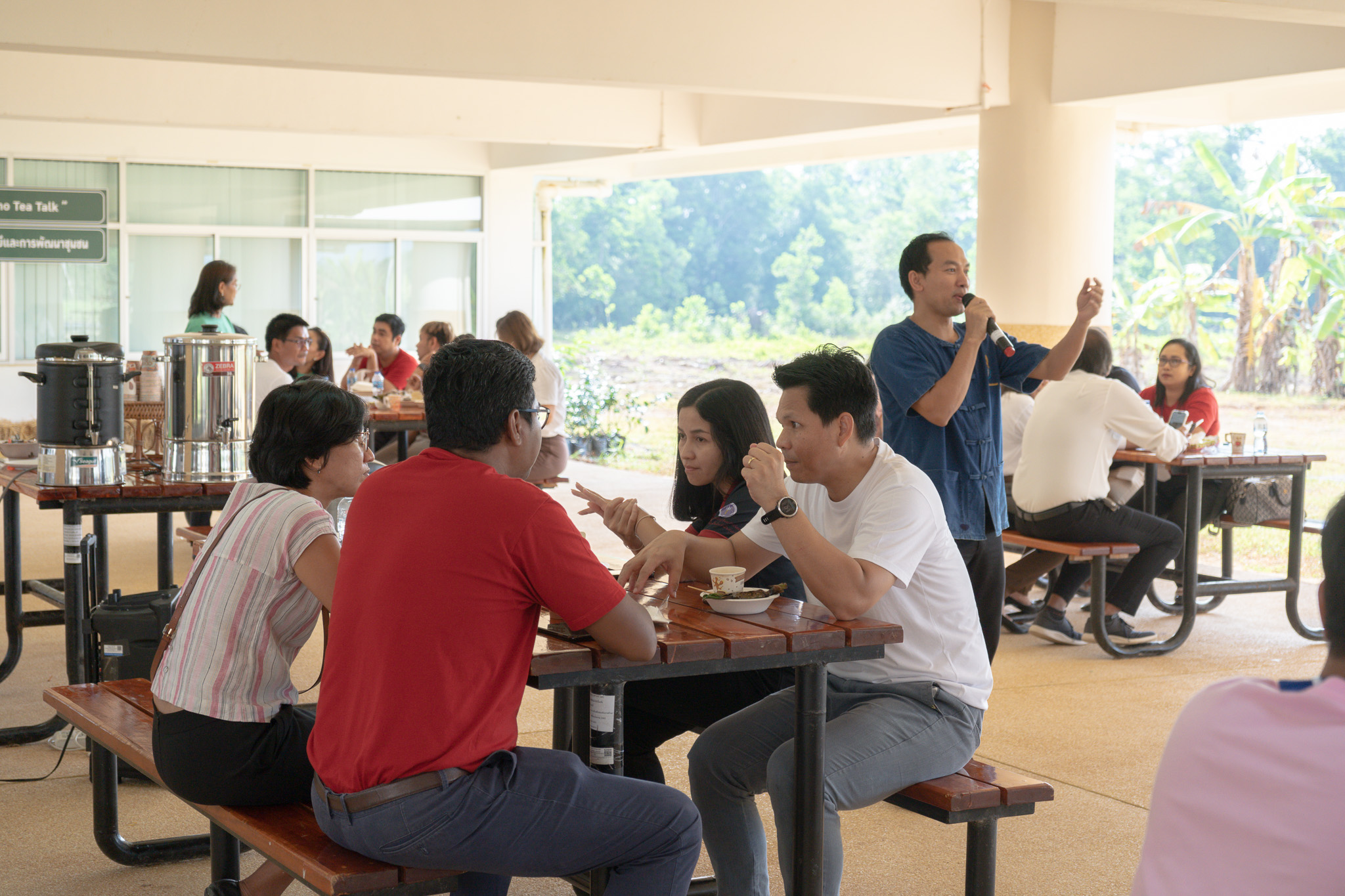คณบดีคณะศึกษาศาสตร์ พร้อมทีมผู้บริหาร เข้าร่วมกิจกรรม “Techno Tea Talk” ซึ่งจัดโดย คณะเทคโนโลยีและการพัฒนาชุมชน