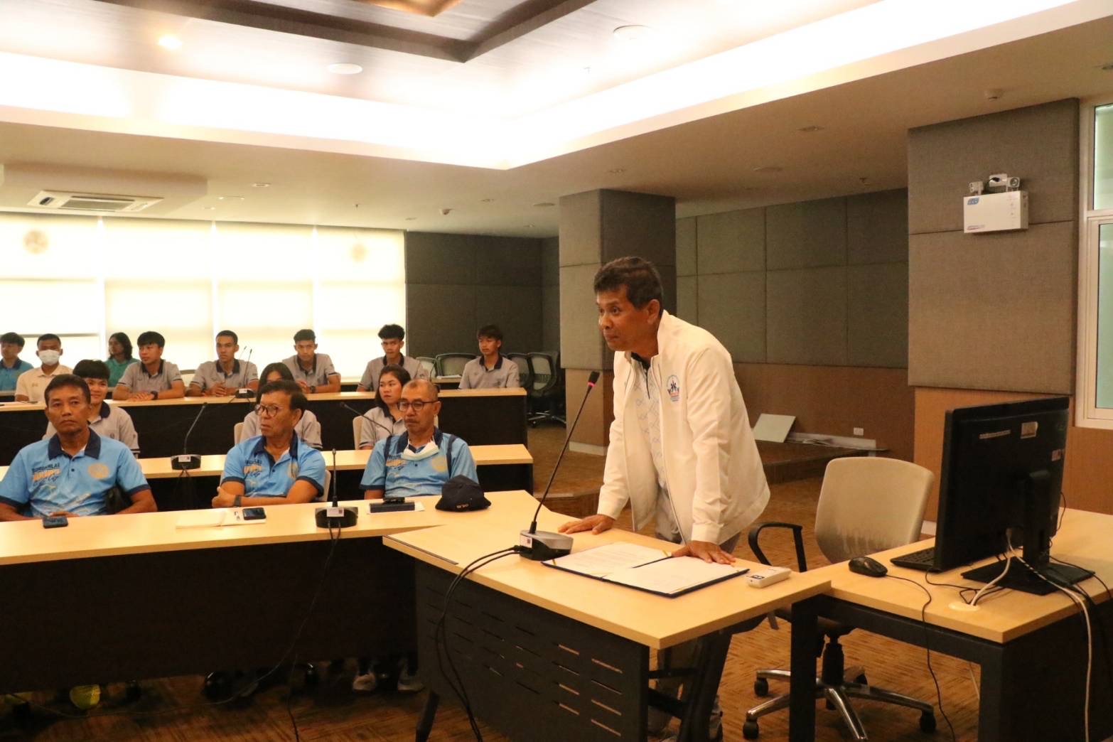 คณะศึกษาศาสตร์ มหาวิทยาลัยทักษิณ เข้าร่วมโครงการพัฒนาบุคลากรของสมาคมกีฬาแห่งจังหวัดสงขลา ประจำปี 2566