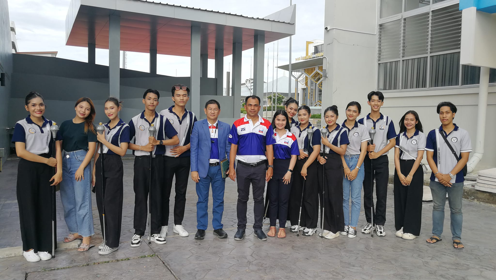 คณบดีคณะศึกษาศาสตร์  ประธานในพิธีเปิดการแข่งขันกีฬารักบี้ฟุตบอล "TSU–SBP Old Boys Rugby Songkhla 10s 2023"