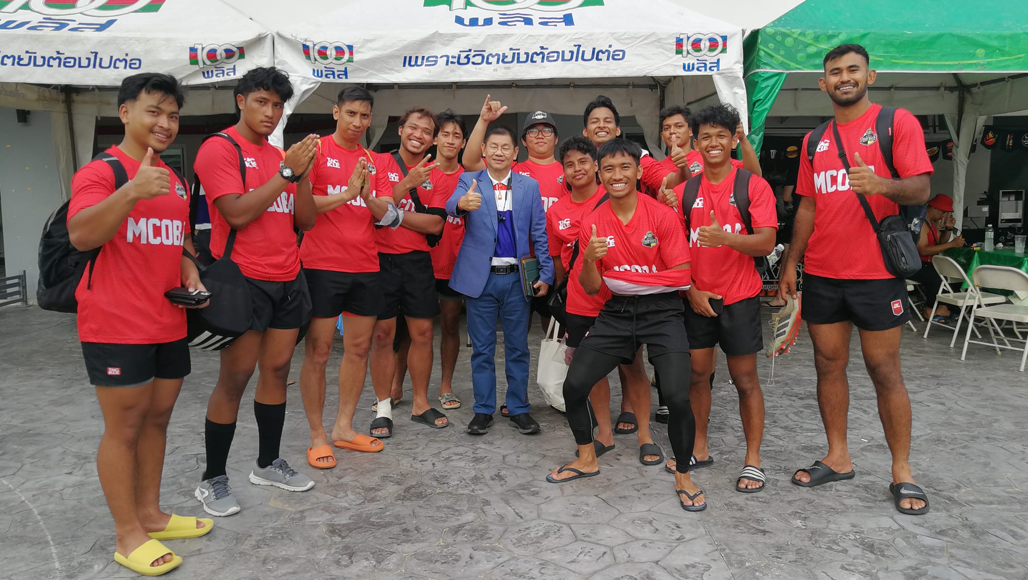 คณบดีคณะศึกษาศาสตร์  ประธานในพิธีเปิดการแข่งขันกีฬารักบี้ฟุตบอล "TSU–SBP Old Boys Rugby Songkhla 10s 2023"