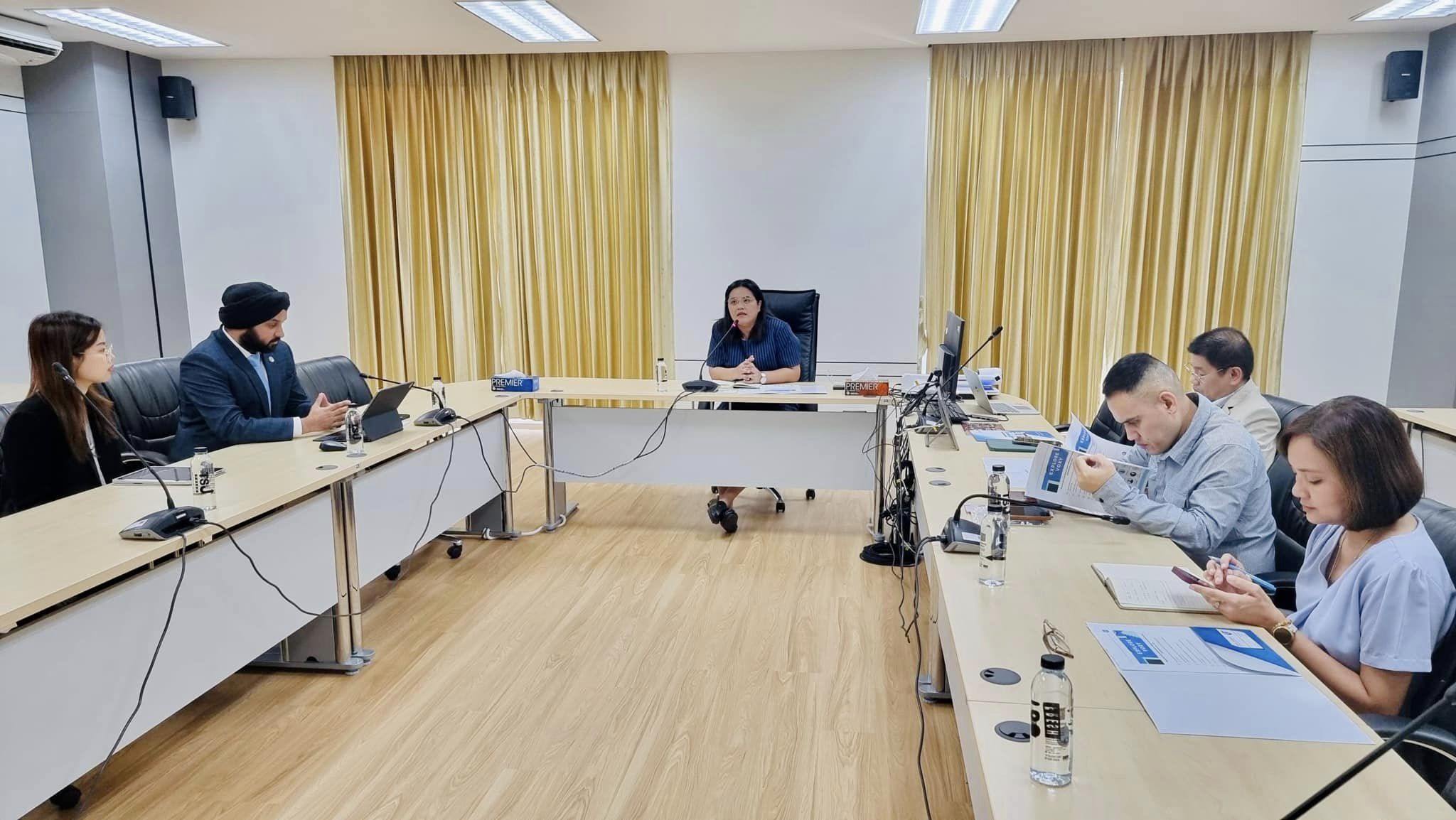 คณบดีคณะศึกษาศาสตร์ และผู้ช่วยอธิการบดีฝ่ายวิเทศสัมพันธ์ ต้อนรับตัวแทนจาก Thai- Finnish Chamber of Commerce