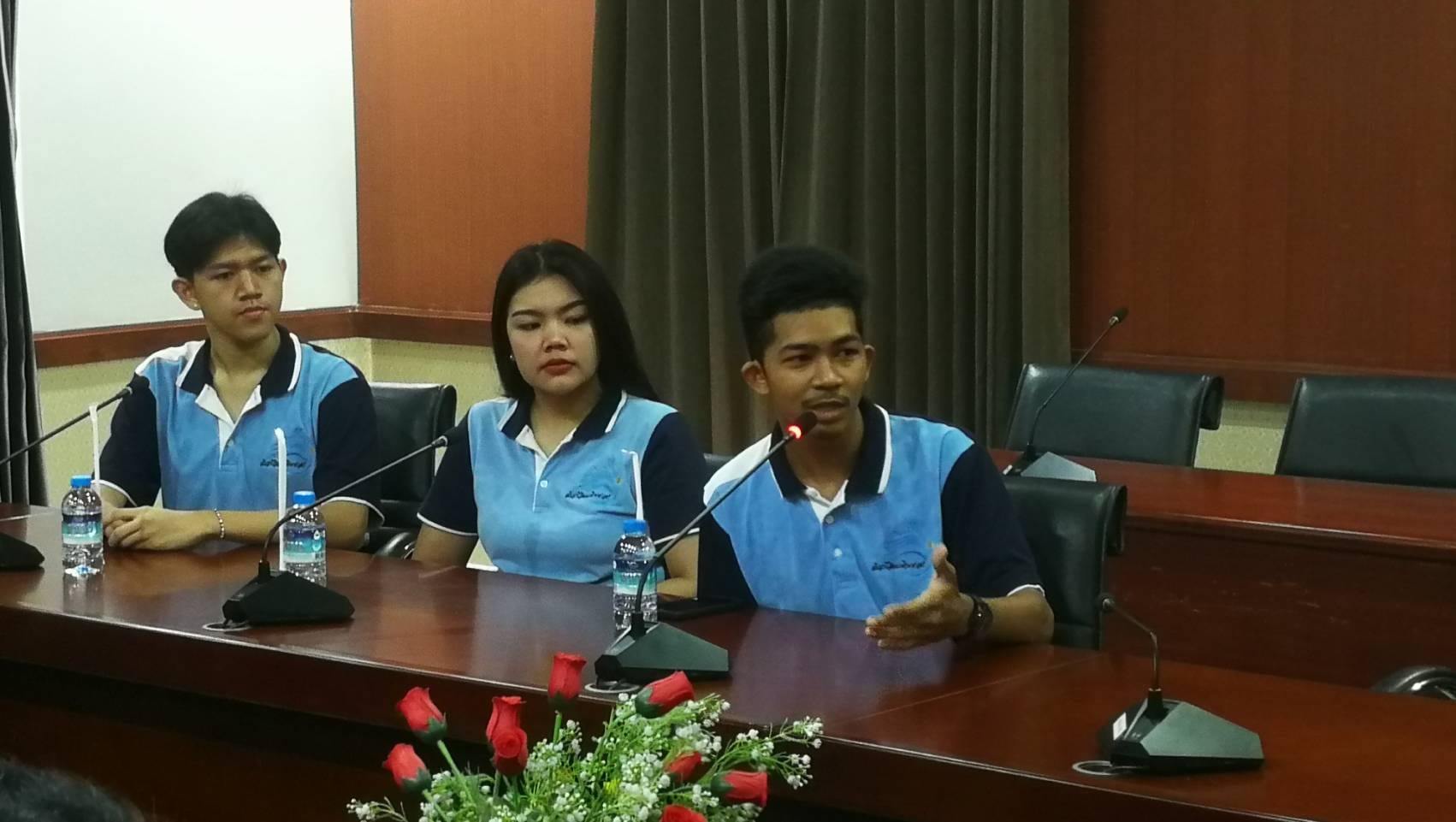 คณะศึกษาศาสตร์ มหาวิทยาลัยทักษิณ เข้าแสดงความยินดีกับ นายนราเดช​ คำทัปน์ นายกเทศมนตรี​เมืองเขารูปช้าง ณ​ เทศบาลเมืองเขารูปช้าง