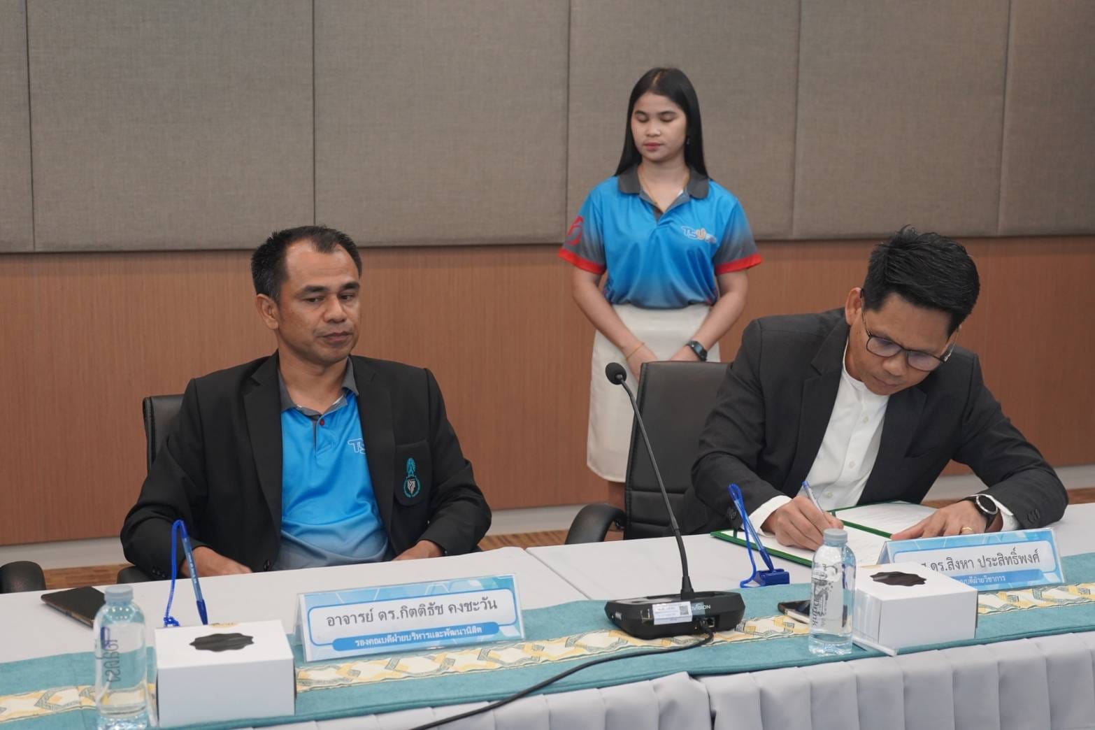พิธีลงนามข้อตกลงความร่วมมือทางวิชาการ ระหว่าง โรงเรียน มอ.วิทยานุสรณ์ กับ คณะศึกษาศาสตร์ มหาวิทยาลัยทักษิณ