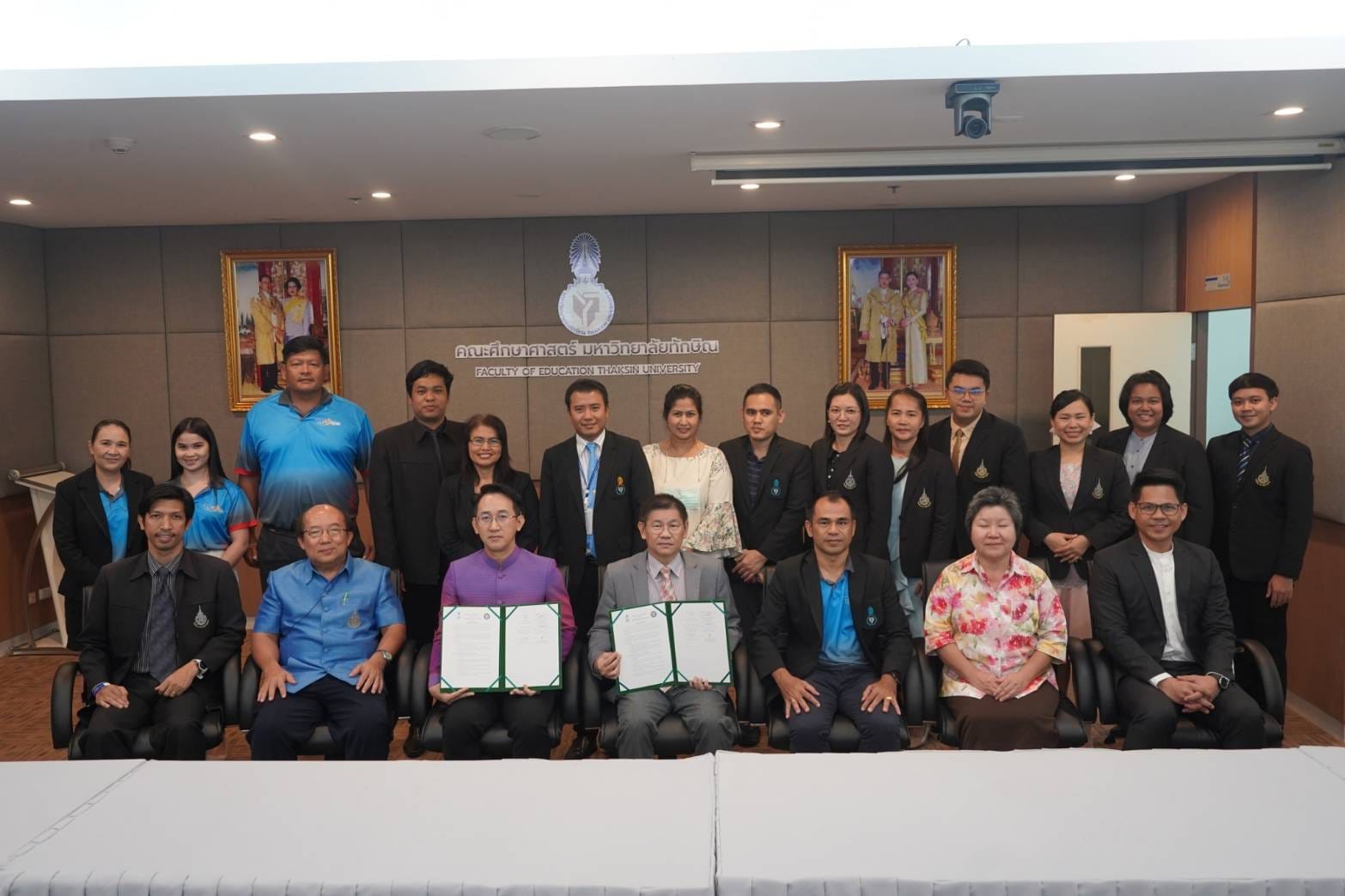 พิธีลงนามข้อตกลงความร่วมมือทางวิชาการ ระหว่าง โรงเรียน มอ.วิทยานุสรณ์ กับ คณะศึกษาศาสตร์ มหาวิทยาลัยทักษิณ