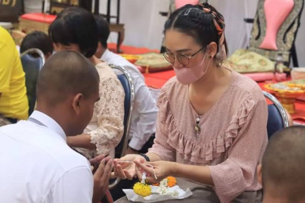 โครงการทำบุญขึ้นภาควิชา  สานสัมพันธ์ชาวพลศึกษา  กศ.บ.พลศึกษา รุ่นที่18