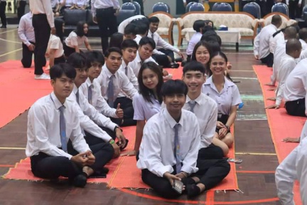 โครงการทำบุญขึ้นภาควิชา  สานสัมพันธ์ชาวพลศึกษา  กศ.บ.พลศึกษา รุ่นที่18