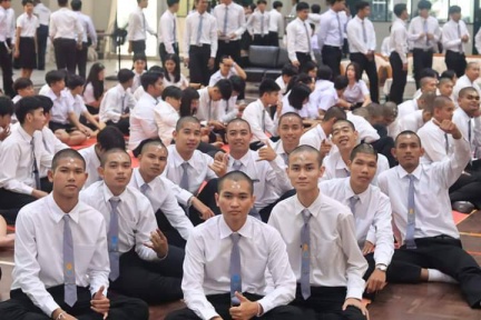 โครงการทำบุญขึ้นภาควิชา  สานสัมพันธ์ชาวพลศึกษา  กศ.บ.พลศึกษา รุ่นที่18