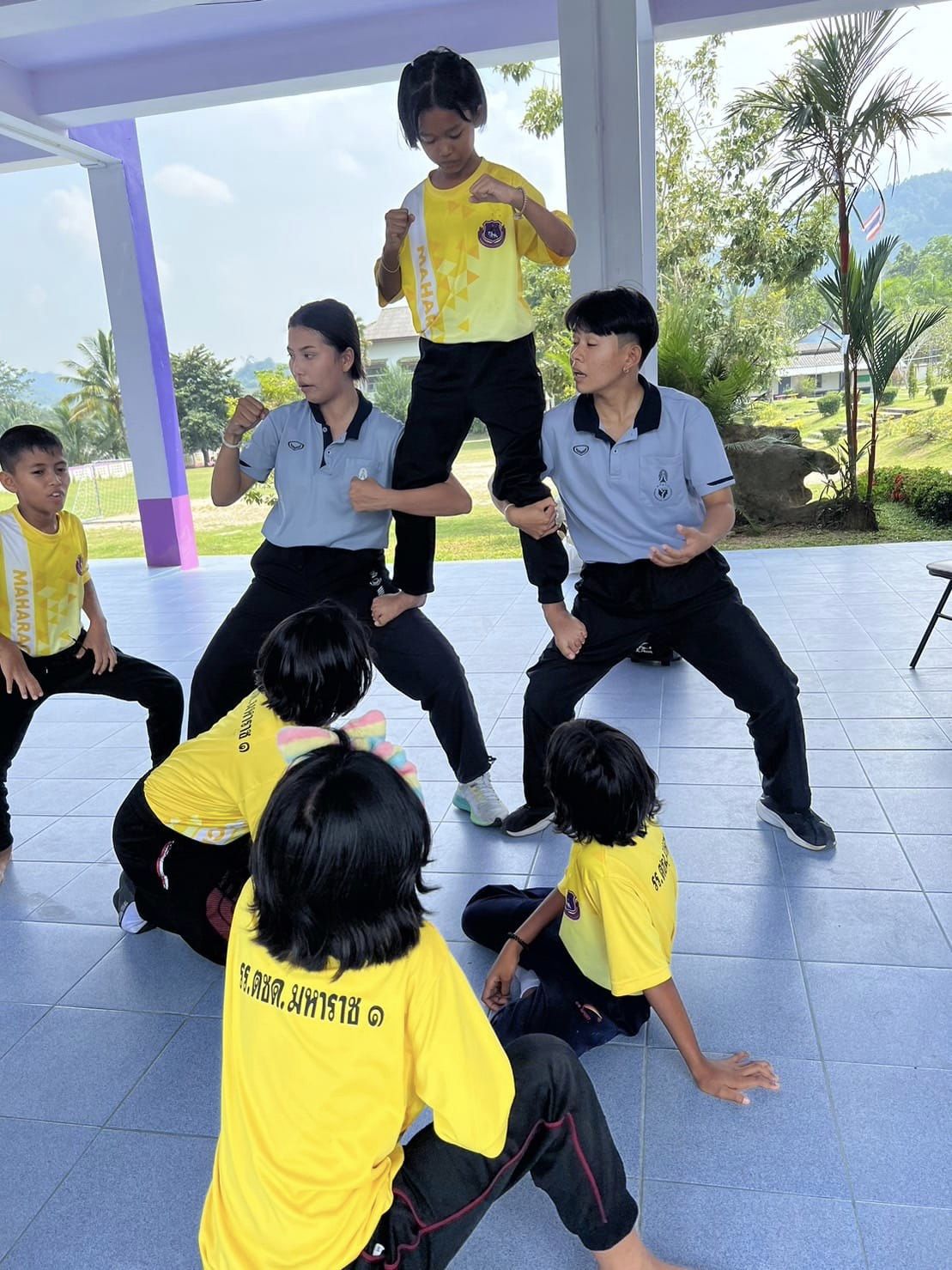 โครงการส่งเสริมทักษะทางกายนักสู้แดนใต้ ด้วยมวยไทยแอโรบิก ของโรงเรียนตำรวจตระเวนชายแดนระยะที่ 1