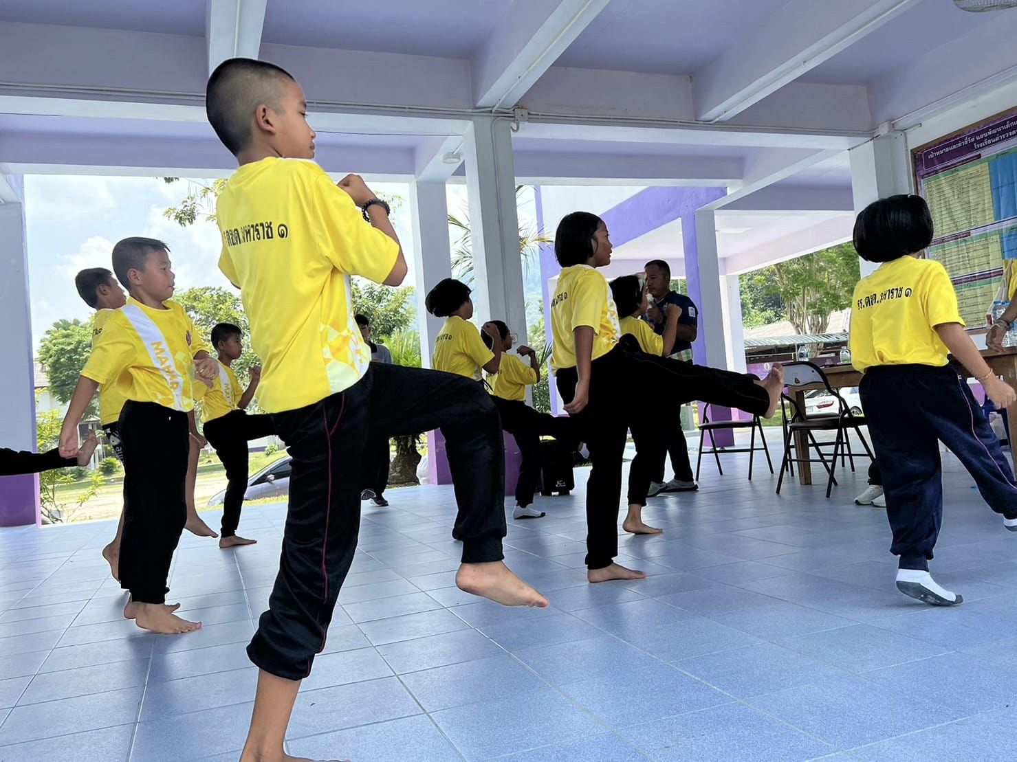 โครงการส่งเสริมทักษะทางกายนักสู้แดนใต้ ด้วยมวยไทยแอโรบิก ของโรงเรียนตำรวจตระเวนชายแดนระยะที่ 1