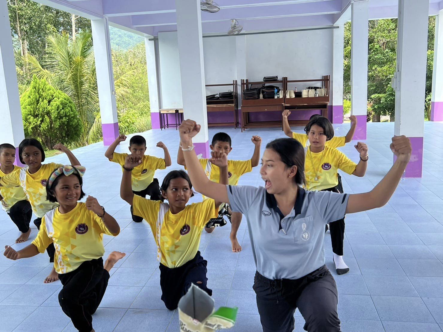 โครงการส่งเสริมทักษะทางกายนักสู้แดนใต้ ด้วยมวยไทยแอโรบิก ของโรงเรียนตำรวจตระเวนชายแดนระยะที่ 1