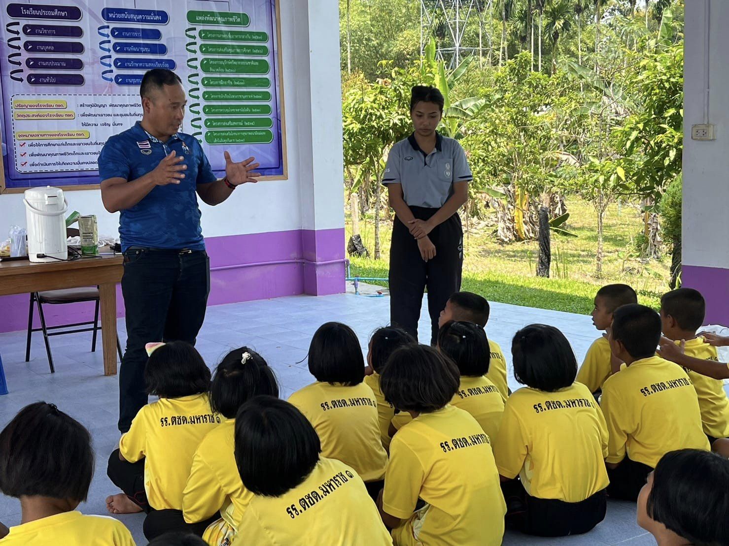 โครงการส่งเสริมทักษะทางกายนักสู้แดนใต้ ด้วยมวยไทยแอโรบิก ของโรงเรียนตำรวจตระเวนชายแดนระยะที่ 1