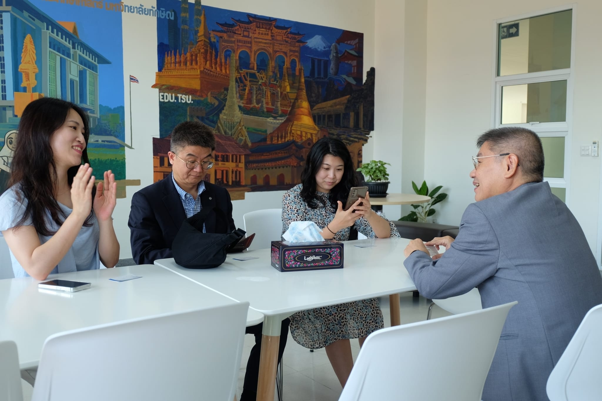 คณบดีคณะศึกษาศาสตร์ มหาวิทยาลัยทักษิณ ให้การต้อนรับตัวแทนจาก MYONGJI​ University​