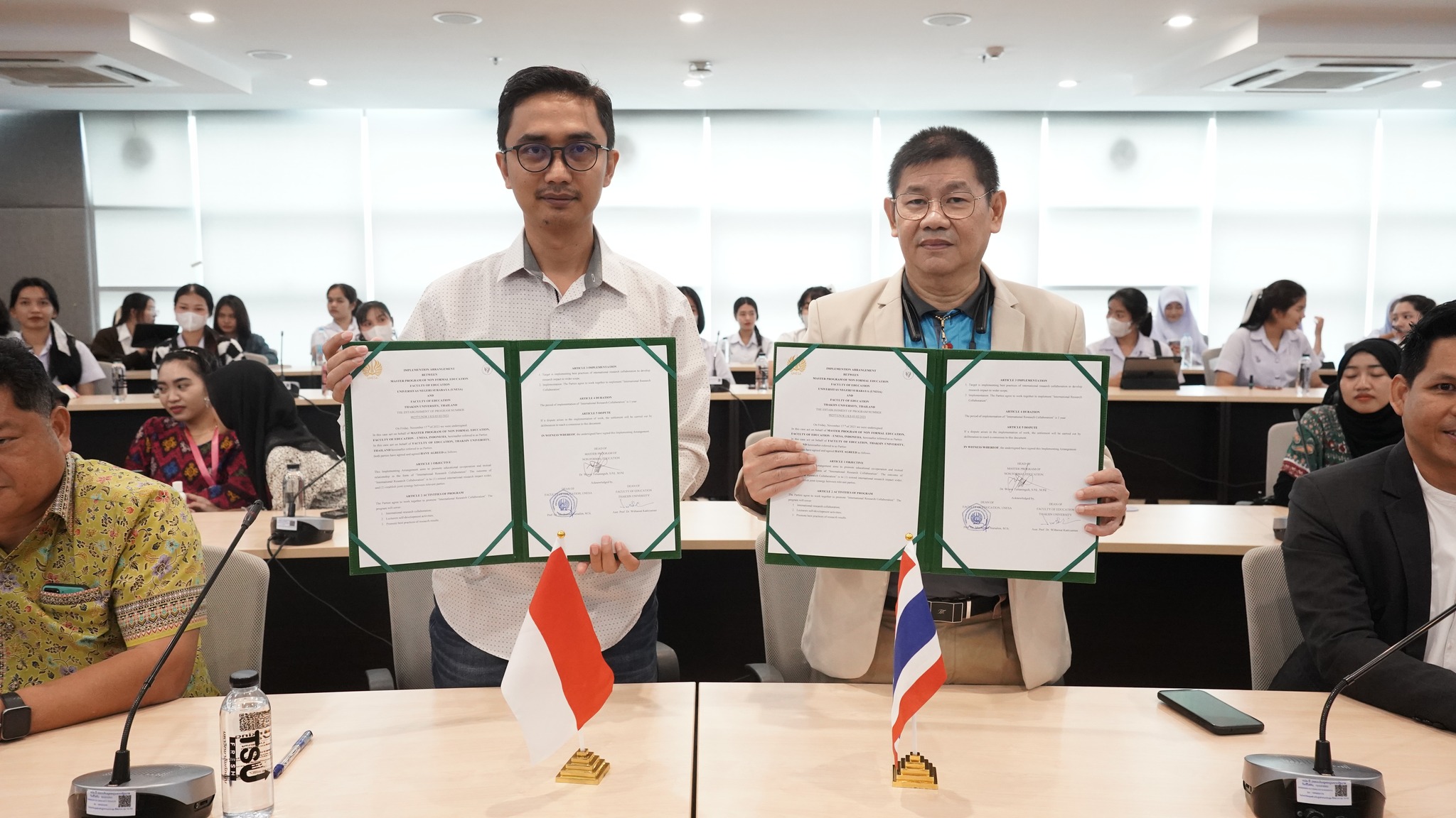 คณะศึกษาศาสตร์ ต้อนรับและบันทึกข้อตกลงความร่วมมือทางวิชาการ (MOU) กับ Surabaya State University อินโดนีเซีย