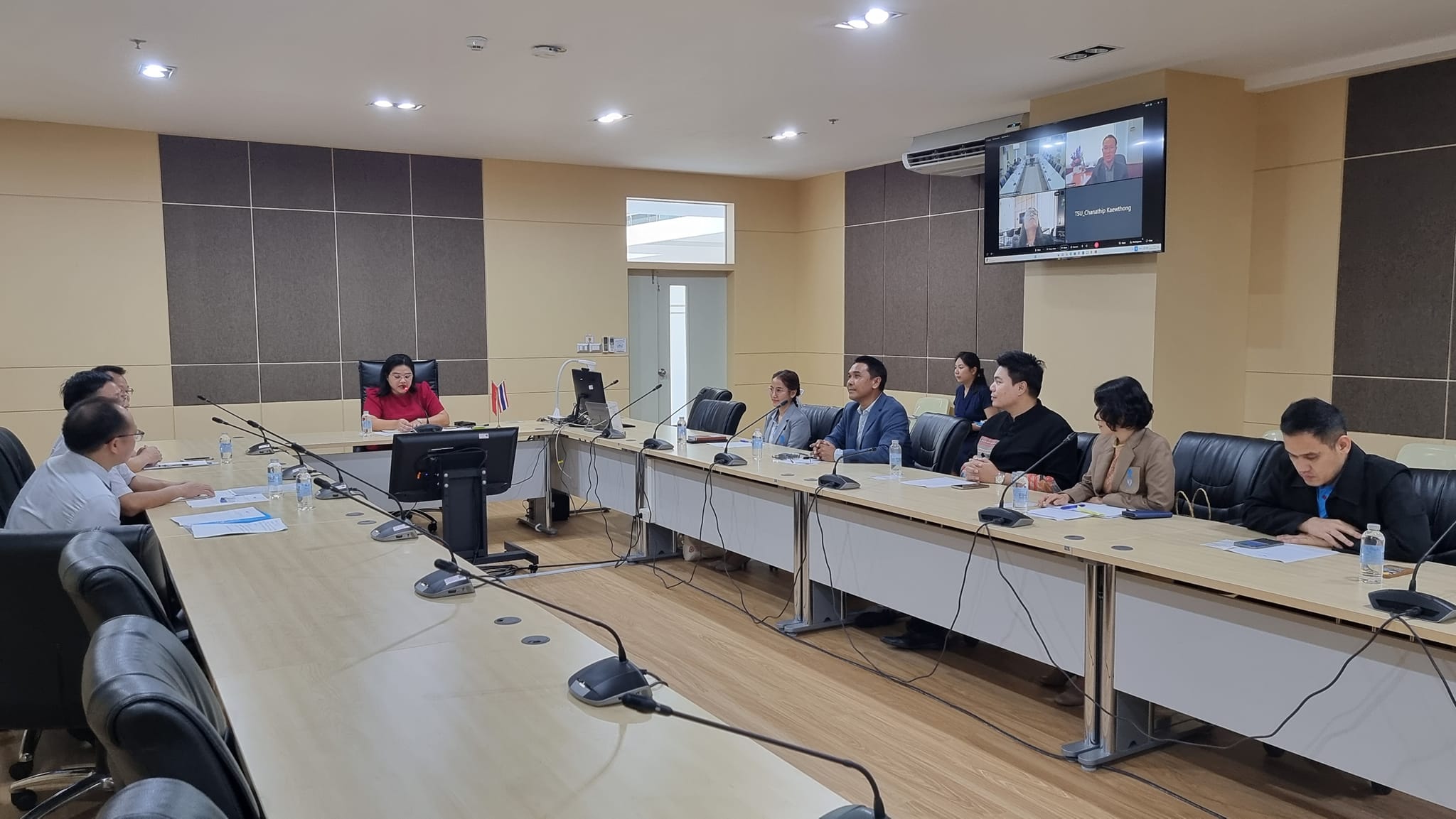 ผู้บริหาร​คณะศึกษา​ศาสตร์ เข้าร่วมการเจรจาความร่วมมือ กับคณะผู้บริหาร​จาก​  Nanning Normal University ประเทศ​สาธารณรัฐประชาชนจีน​...