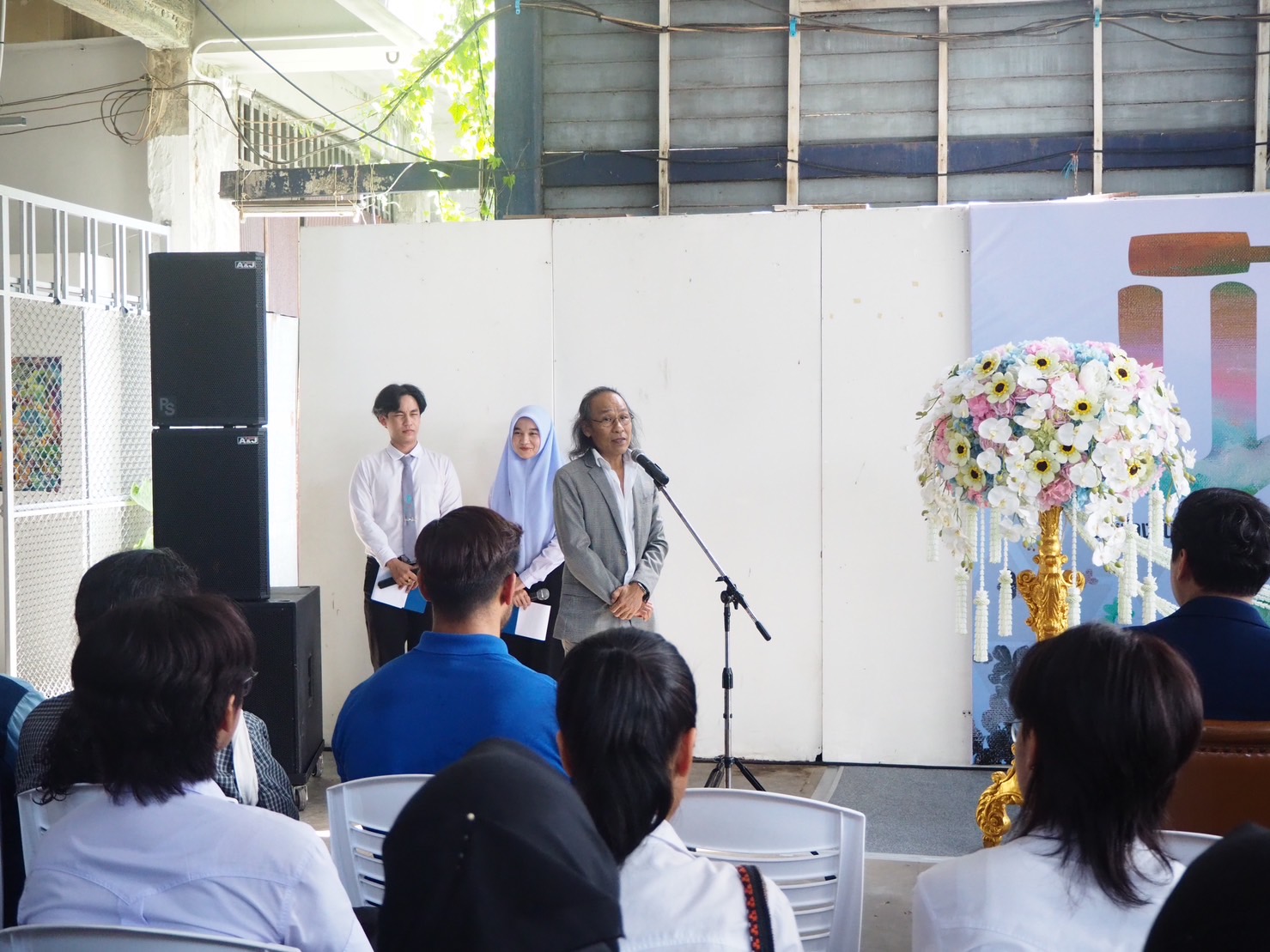 นิทรรศการโครงการความร่วมมือ การแสดงผลงานศิลปะของนิสิตศิลปศึกษา ปีการศึกษา 2566