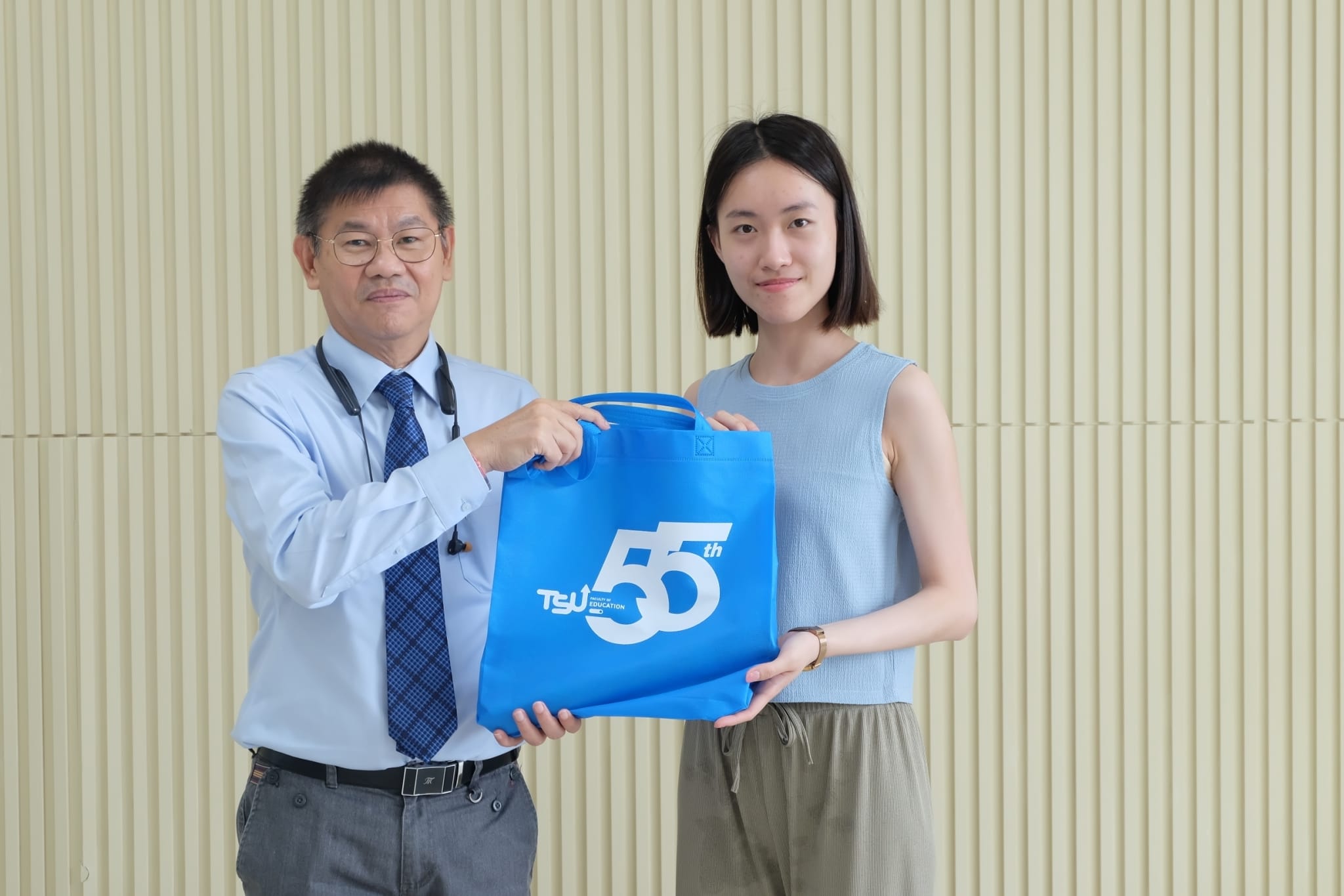 ต้อนรับ Dean for  International Relations, Prof.Hon-Man Lee, (Ph.D.)​ and​ Division Head​ Office​ of​ Inนักศึกษา​แลกเปลี่ยนจากมหาวิทยาลัย National​ Changhua​ University
