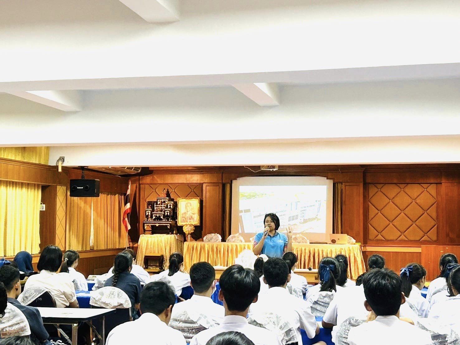 ตัวแทนคณะศึกษาศาสตร์ วิทยาเขตพัทลุง ออกพื้นที่ประชาสัมพันธ์หลักสูตร และแนะแนวการเข้าศึกษาต่อ