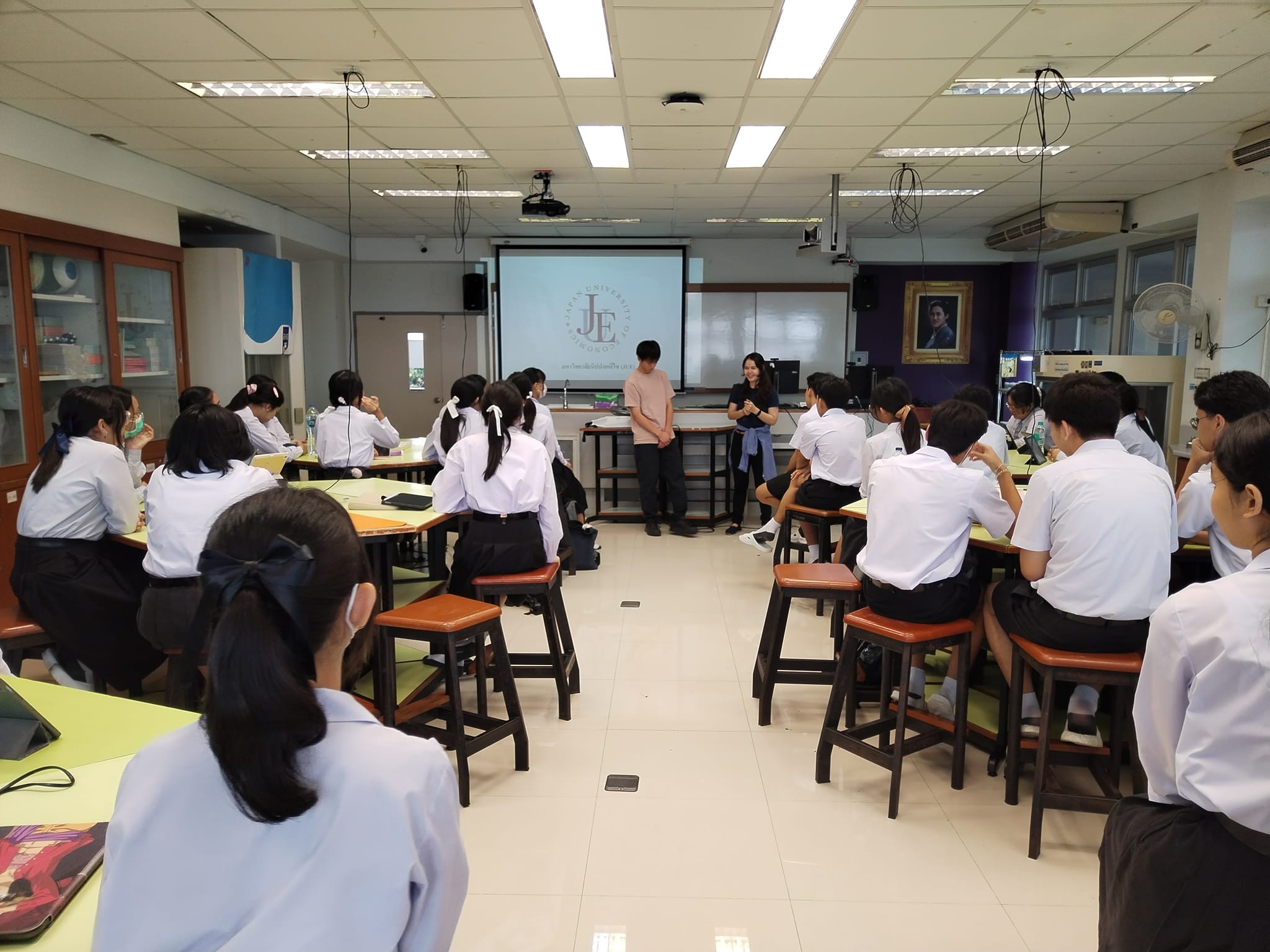 นักศึกษา​แลกเปลี่ยน​จาก JAPAN ECONOMICS​ OF​ UNIVERSITY​ ประเทศ​ญี่ปุ่น​ ร่วมกิจกรรม​การเรียนรู้​