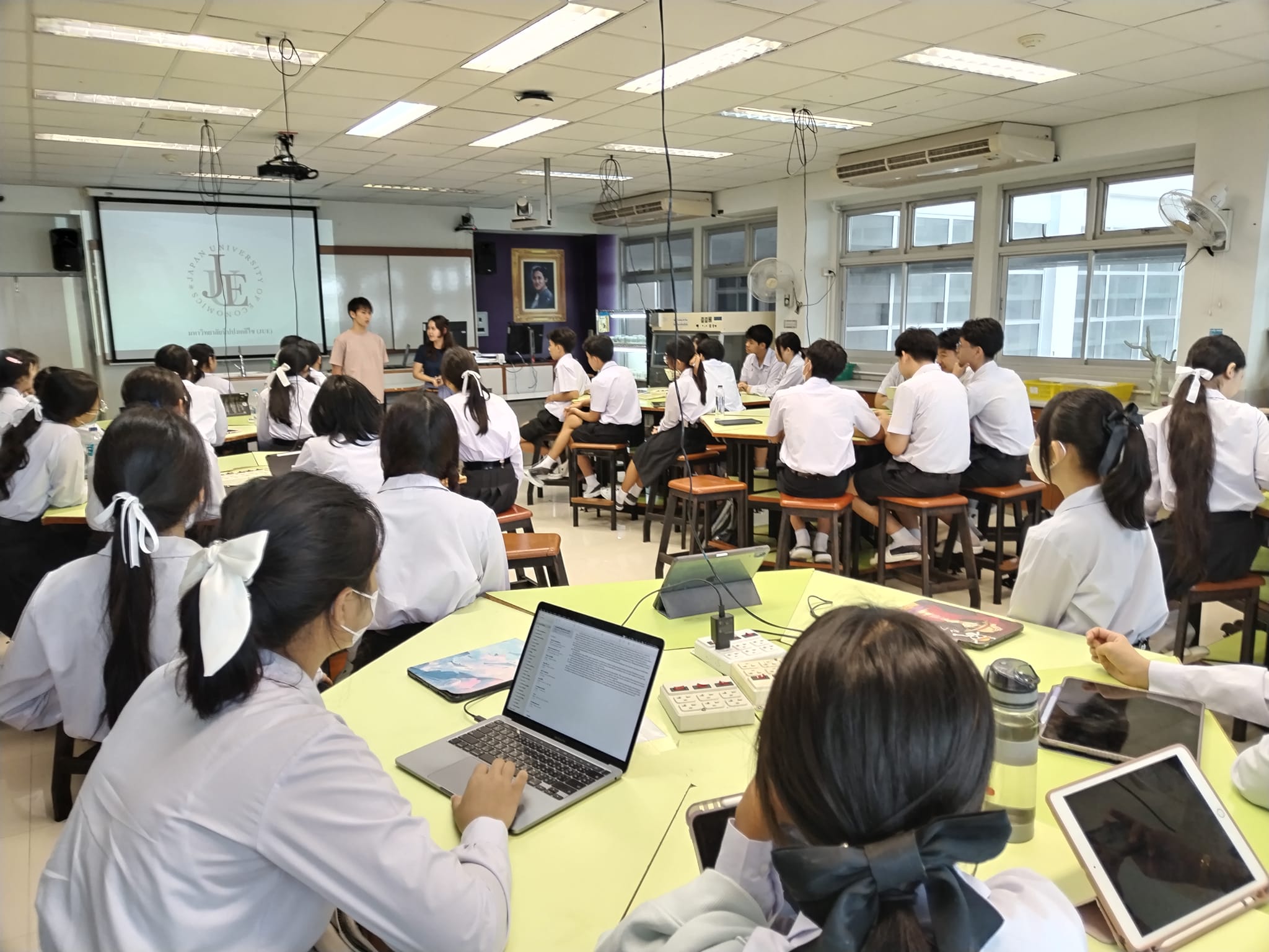 นักศึกษา​แลกเปลี่ยน​จาก JAPAN ECONOMICS​ OF​ UNIVERSITY​ ประเทศ​ญี่ปุ่น​ ร่วมกิจกรรม​การเรียนรู้​