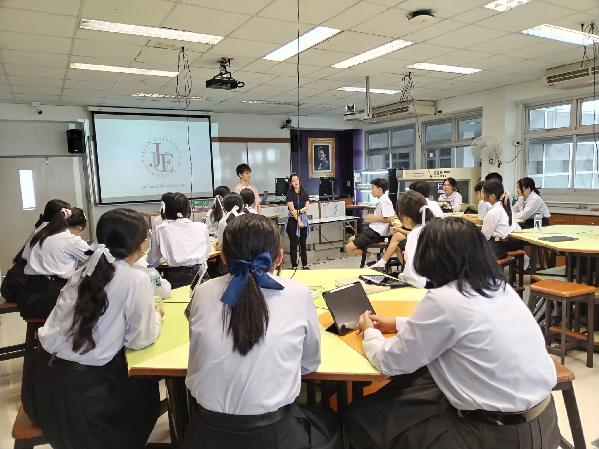 นักศึกษา​แลกเปลี่ยน​จาก JAPAN ECONOMICS​ OF​ UNIVERSITY​ ประเทศ​ญี่ปุ่น​ ร่วมกิจกรรม​การเรียนรู้​