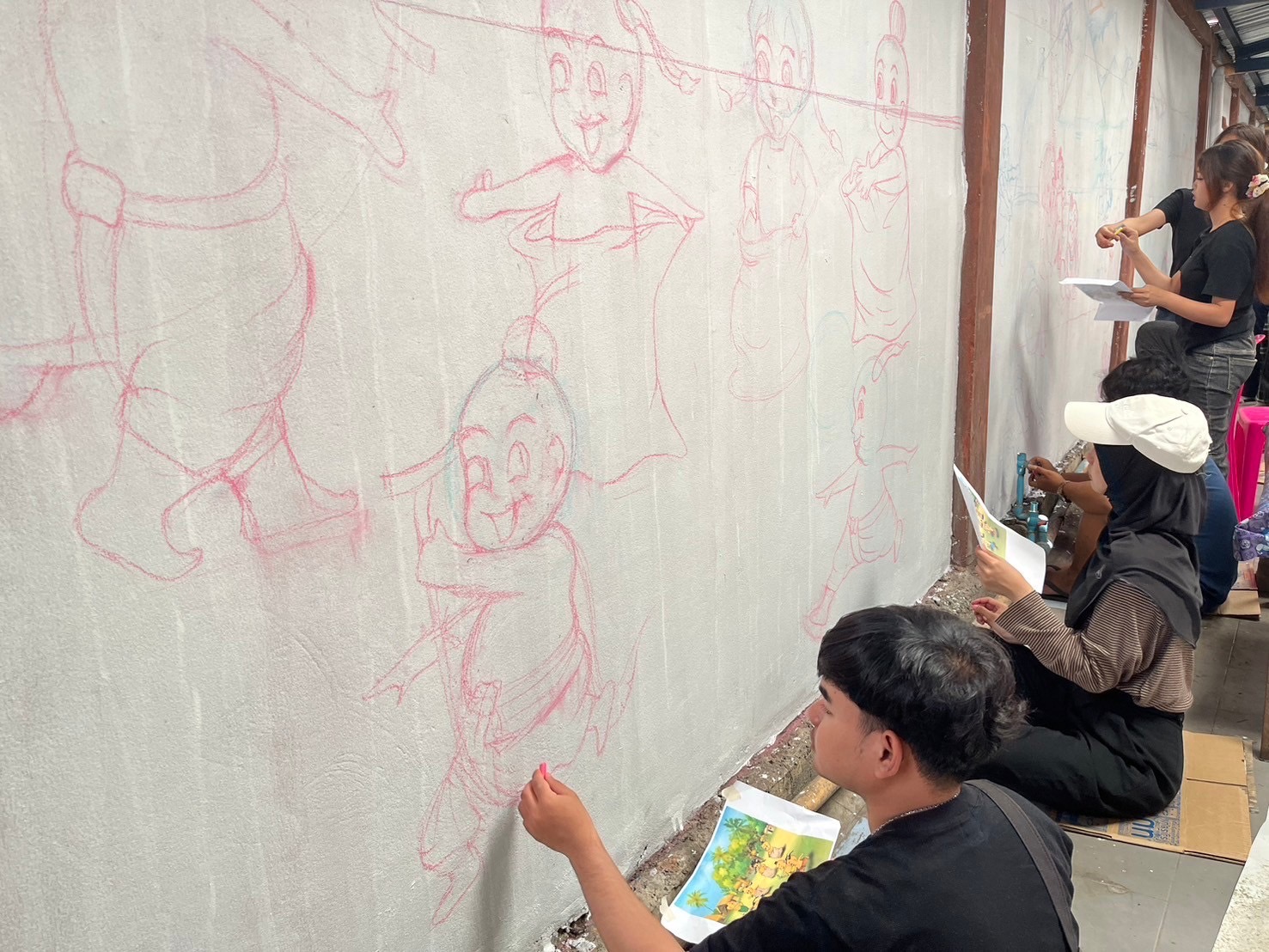 โครงการ: สอนน้อง แต้มสี  “ เติมฝัน แบ่งปันรอยยิ้มให้น้อง ”