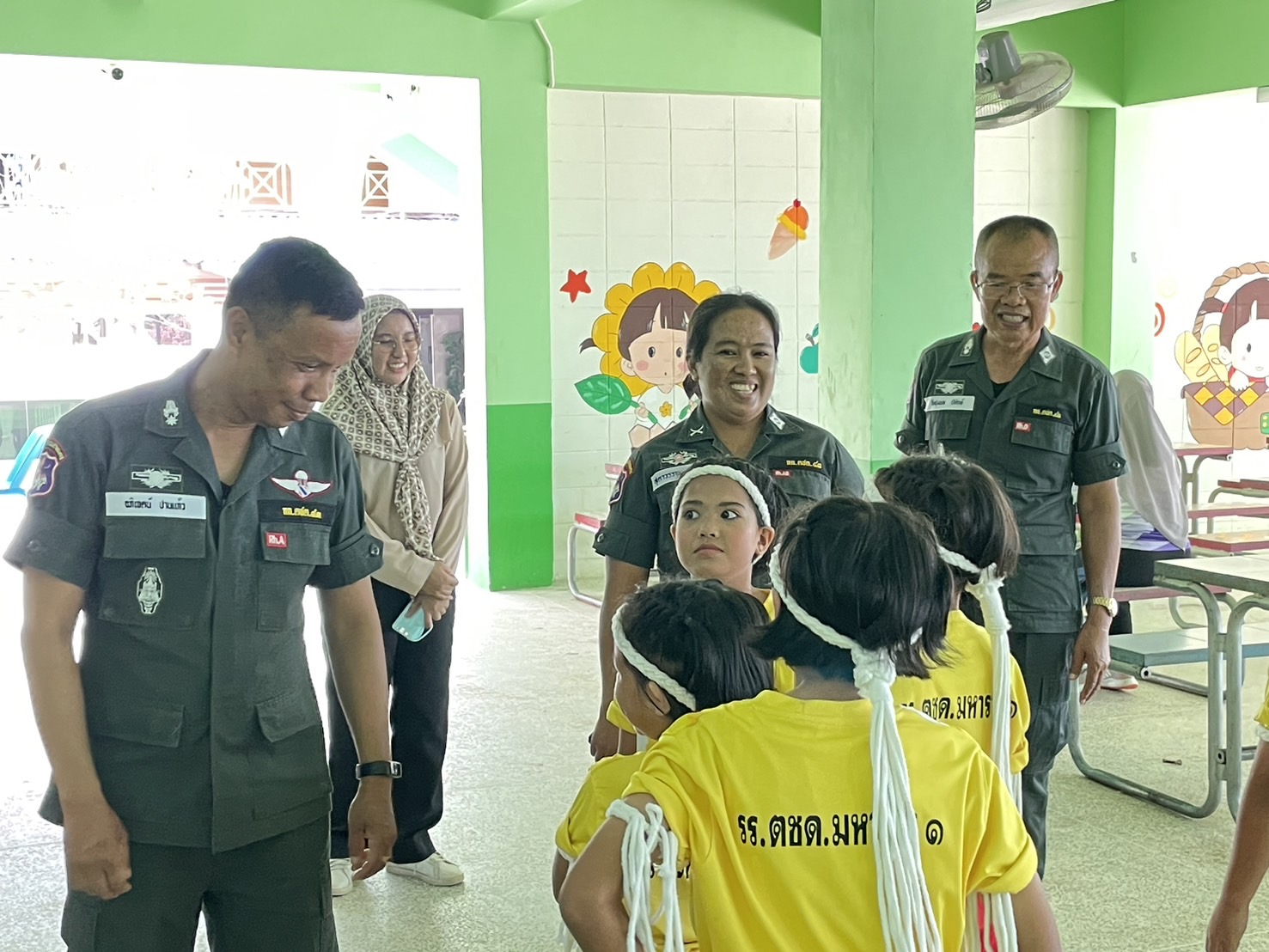 โครงการพัฒนาศักยภาพโรงเรียนในพระราชดำริ  และโรงเรียนขาดแคลนในเขตพื้นที่การศึกษา  4 จังหวัดภาคใต้ จัดโครงการส่งเสริมทักษะทางกายนักสู้แดนใต้ ด้วยมวยไทยแอโรบิก ของโรงเรียน ตำรวจตระเวนชายแดนมหาราช 1 ระยะที่ 2