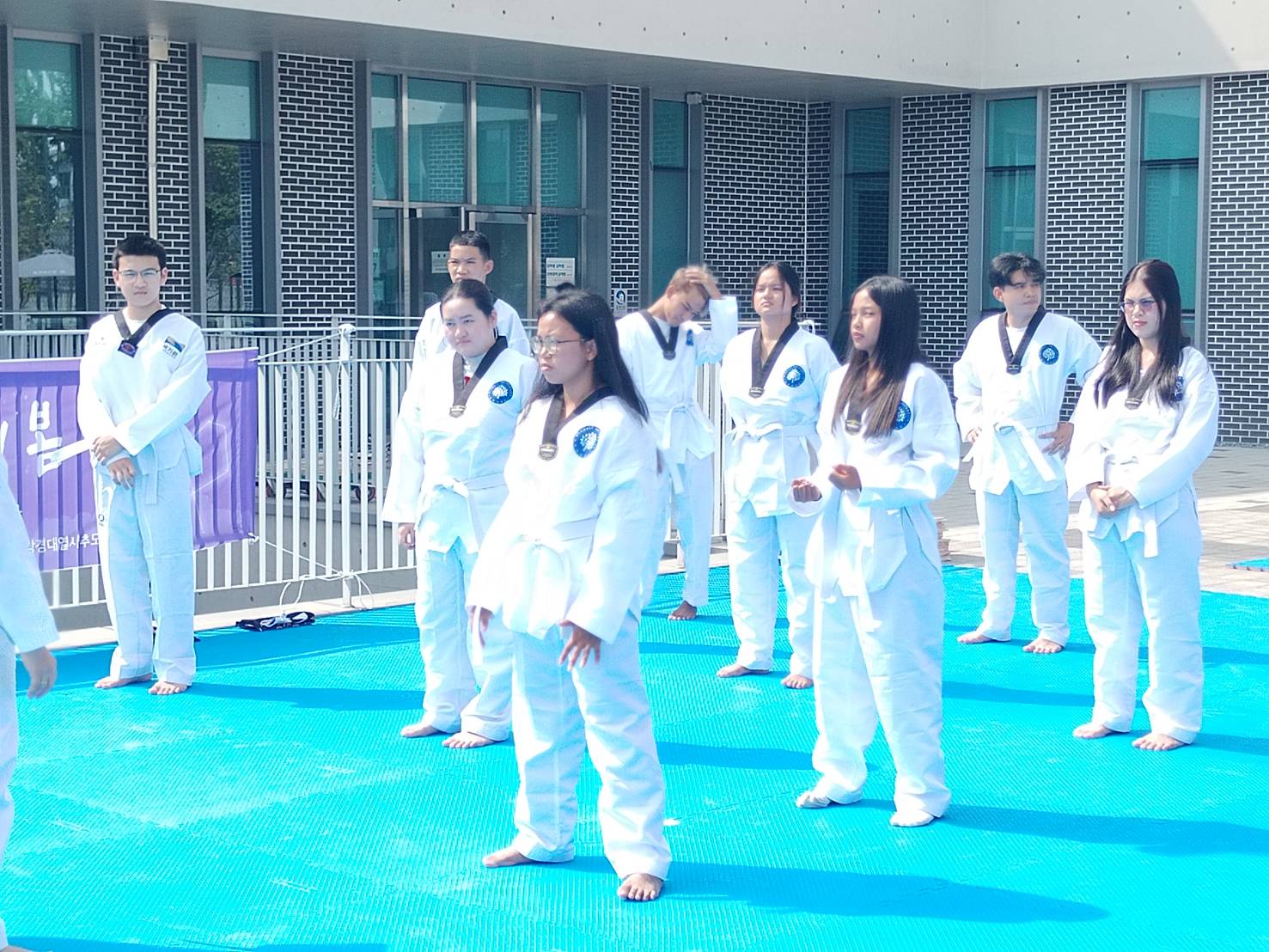 กิจกรรมเรียน เทควันโด้​​เกาหลี ณ​​ MYONGJI​ University​ Korea​