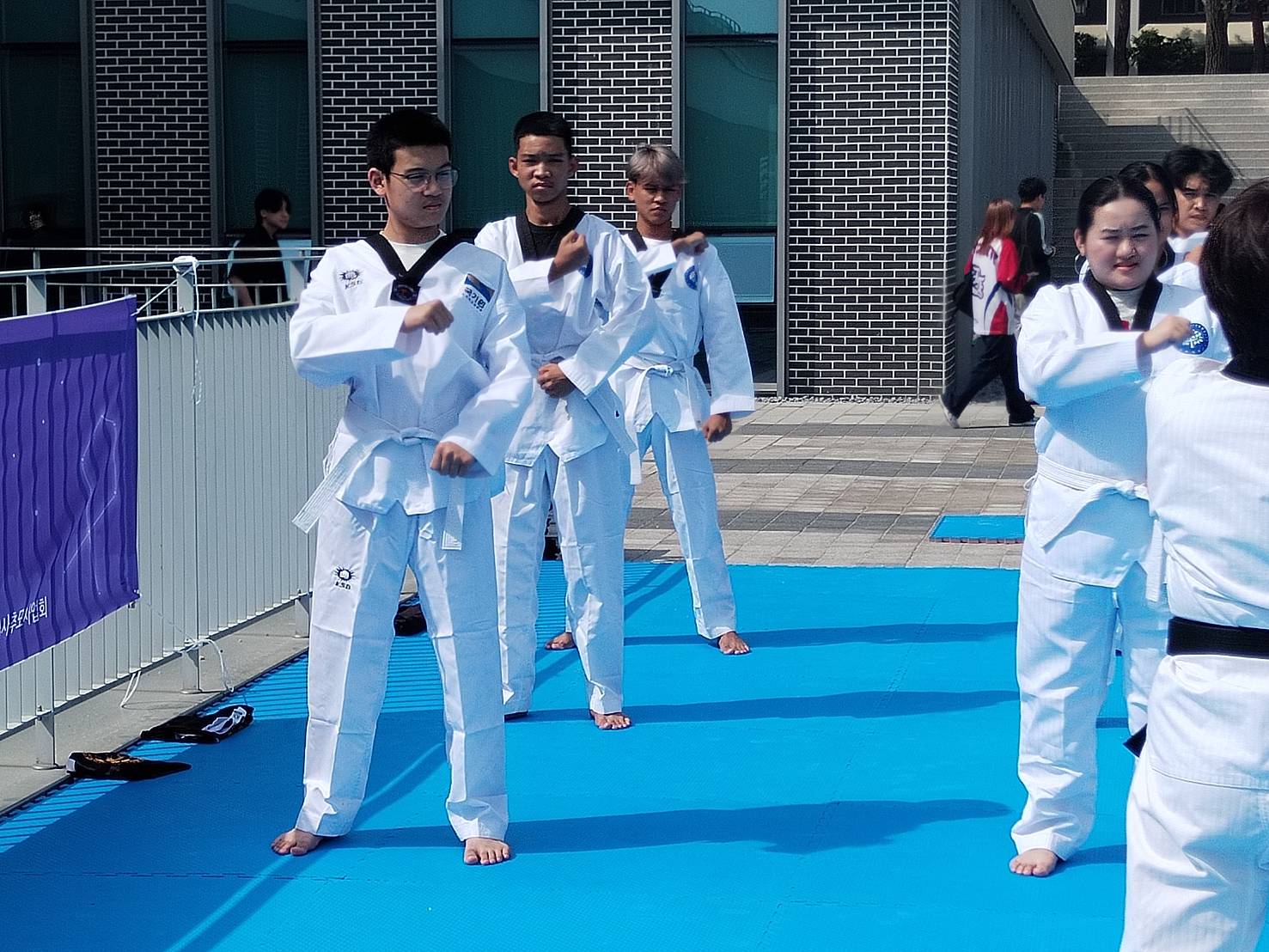 กิจกรรมเรียน เทควันโด้​​เกาหลี ณ​​ MYONGJI​ University​ Korea​