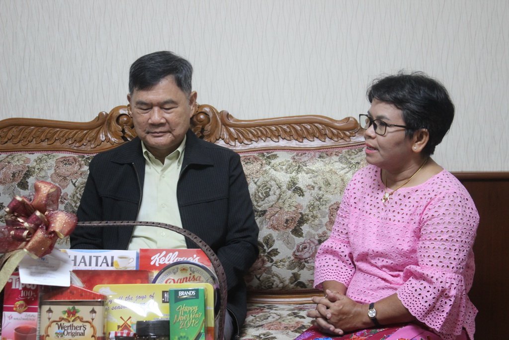 มอบกระเช้าของขวัญอวยพรปีใหม่ 2561