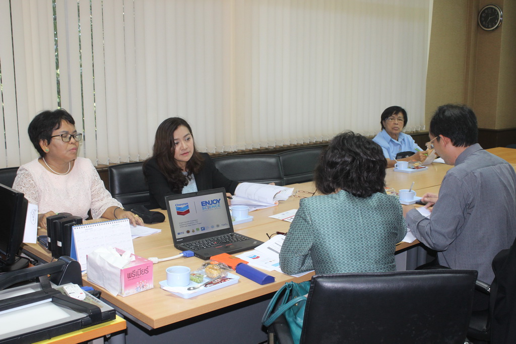 ประชุมคณะกรรมการอำนวยการโครงการ Chevron Enjoy Science : สนุกวิทย์ พลังคิด เพื่ออนาคต” ครั้งที่ 1/2561