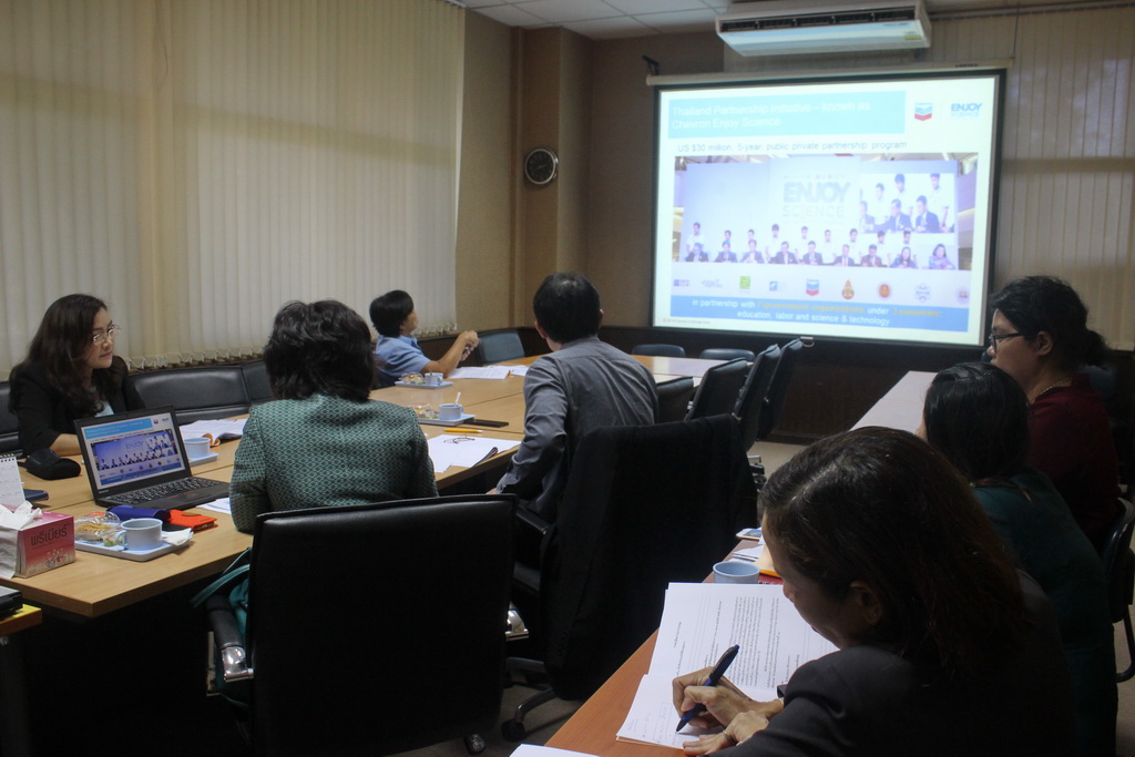 ประชุมคณะกรรมการอำนวยการโครงการ Chevron Enjoy Science : สนุกวิทย์ พลังคิด เพื่ออนาคต” ครั้งที่ 1/2561