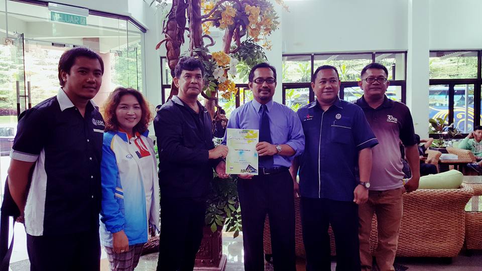 คณะนักกีฬาจากมหาวิทยาลัยทักษิณ ร่วมฝึกซ้อมและประลองการแข่งขันกับนักกีฬาจาก UNIVERSITI UTARA MALAYSIA รัฐเคดาห์ ประเทศมาเลเซีย