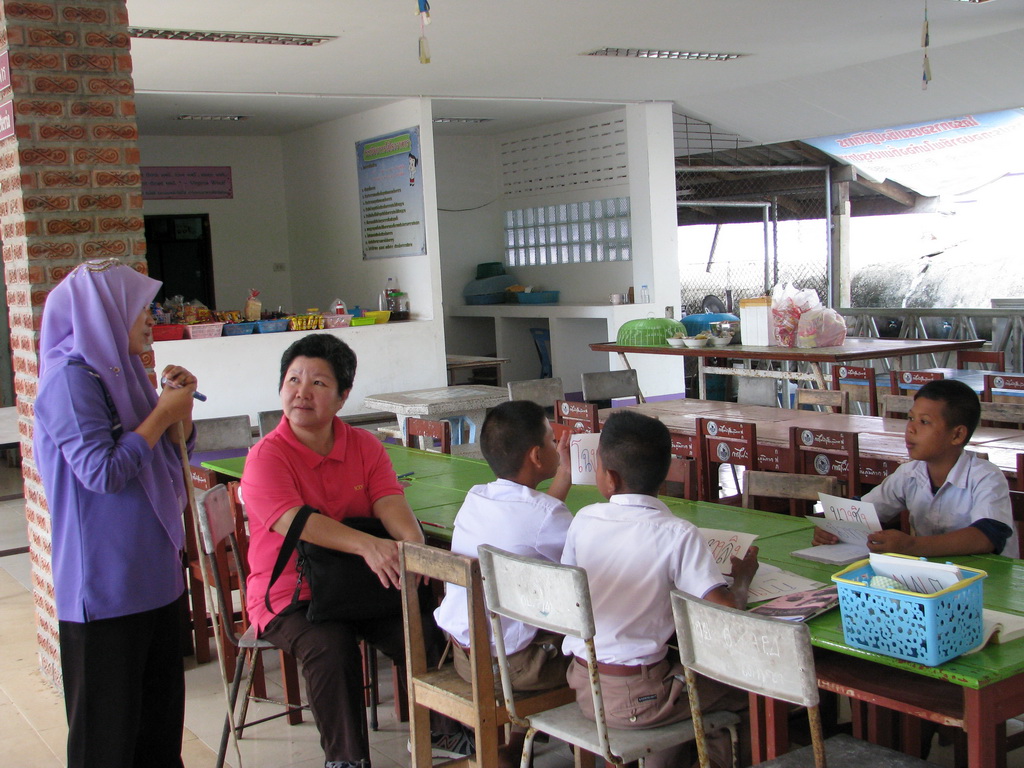 การนิเทศติดตามและประเมินผลการสอนของ “โครงการพัฒนาศักยภาพโรงเรียนในพระราชดำริและโรงเรียนขาดแคลนในเขตพื้นที่การศึกษา 4 จังหวัดภาคใต้”