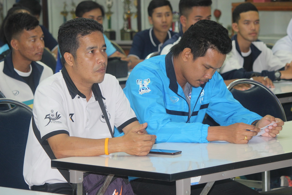 ประชุมคณะกรรมการตัดสินกีฬาในการแข่งขัน “กีฬาศึกษาศาสตร์-ครุศาสตร์ สัมพันธ์ (กล้วยไม้เกมส์) ครั้งที่ 7”
