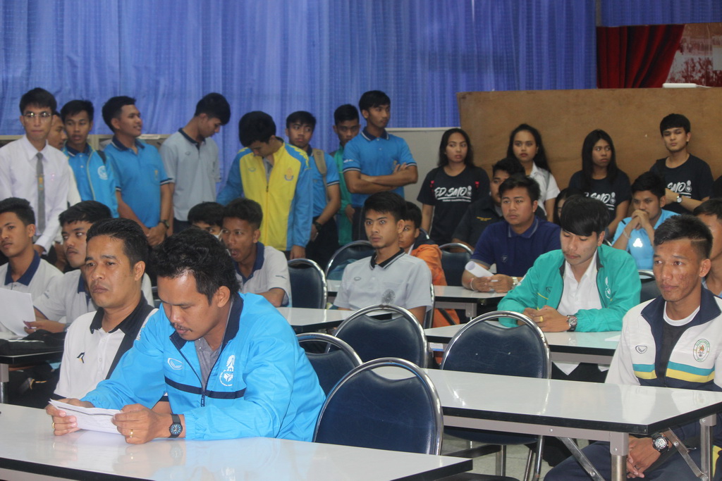 ประชุมคณะกรรมการตัดสินกีฬาในการแข่งขัน “กีฬาศึกษาศาสตร์-ครุศาสตร์ สัมพันธ์ (กล้วยไม้เกมส์) ครั้งที่ 7”