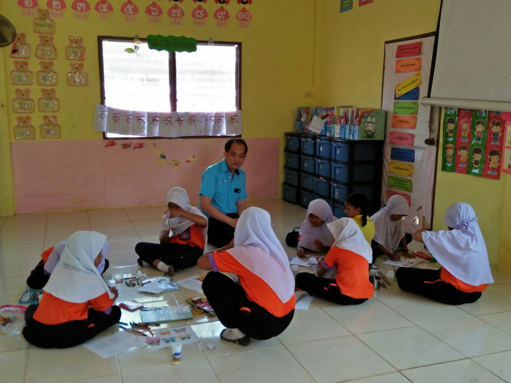 การนิเทศติดตามและประเมินผลการสอนของ “โครงการพัฒนาศักยภาพโรงเรียนในพระราชดำริและโรงเรียนขาดแคลนในเขตพื้นที่การศึกษา 4 จังหวัดภาคใต้”