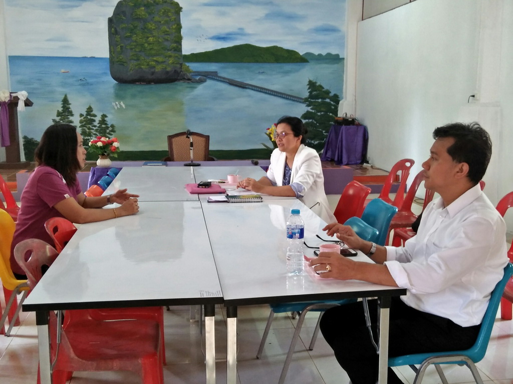 การนิเทศติดตามและประเมินผลการสอนของ “โครงการพัฒนาศักยภาพโรงเรียนในพระราชดำริและโรงเรียนขาดแคลนในเขตพื้นที่การศึกษา 4 จังหวัดภาคใต้”