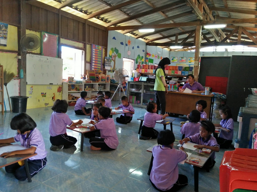 การนิเทศติดตามและประเมินผลการสอนของ “โครงการพัฒนาศักยภาพโรงเรียนในพระราชดำริและโรงเรียนขาดแคลนในเขตพื้นที่การศึกษา 4 จังหวัดภาคใต้”