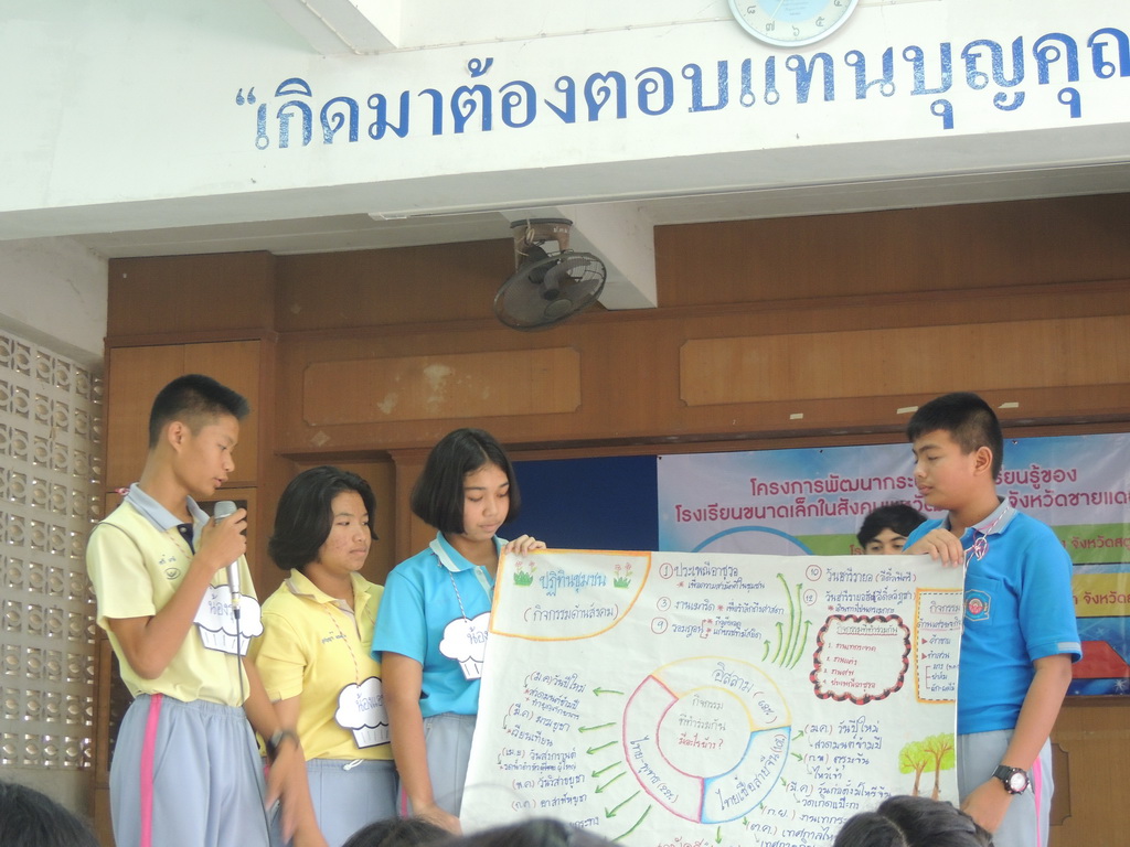 โครงการพัฒนากระบวนการเรียนรู้ของโรงเรียนขนาดเล็กในสังคมพหุวัฒนธรรมจังหวัดชายแดนใต้
